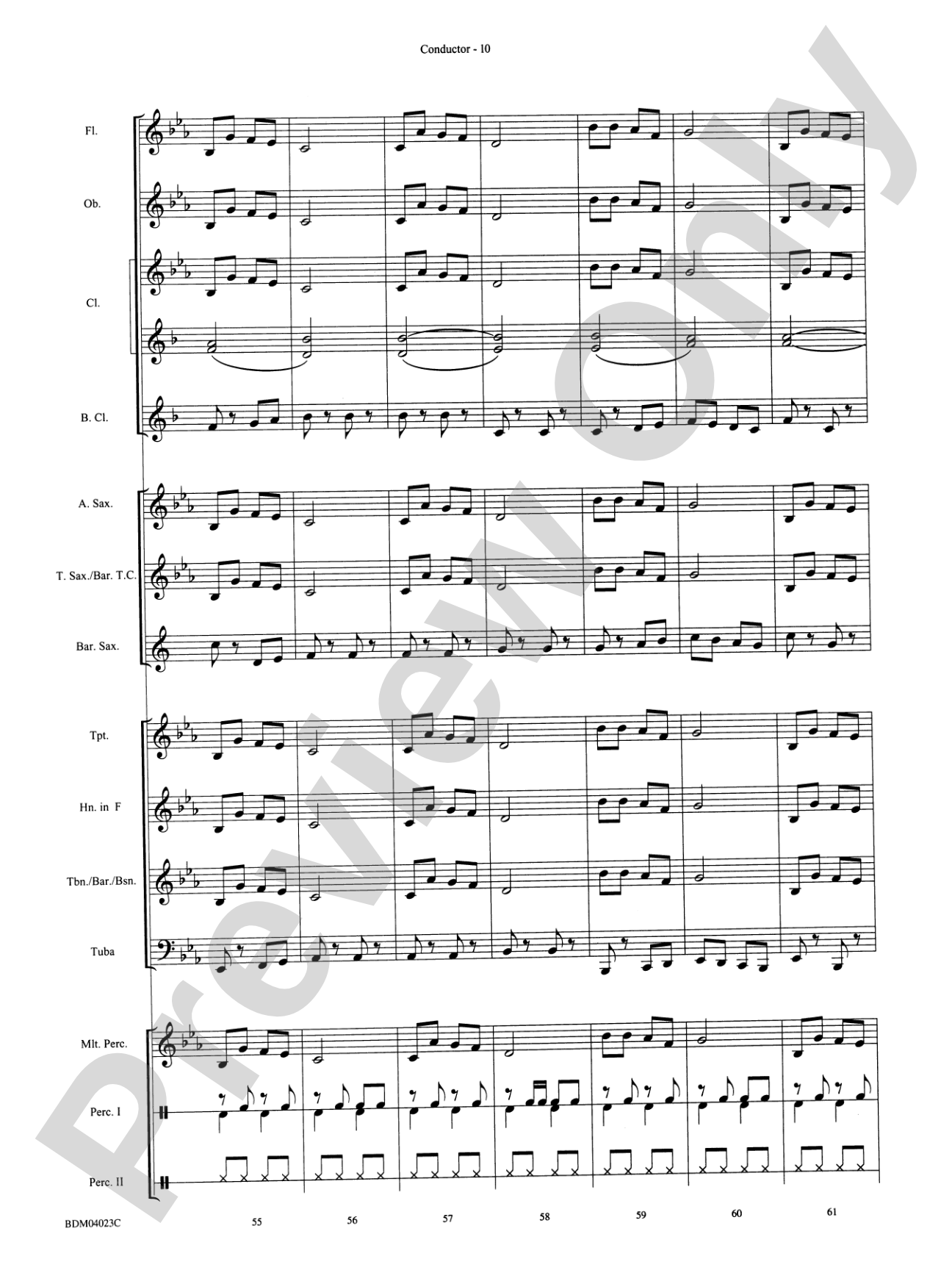 A Christmas Kazoo: Concert Band Conductor Score & Parts