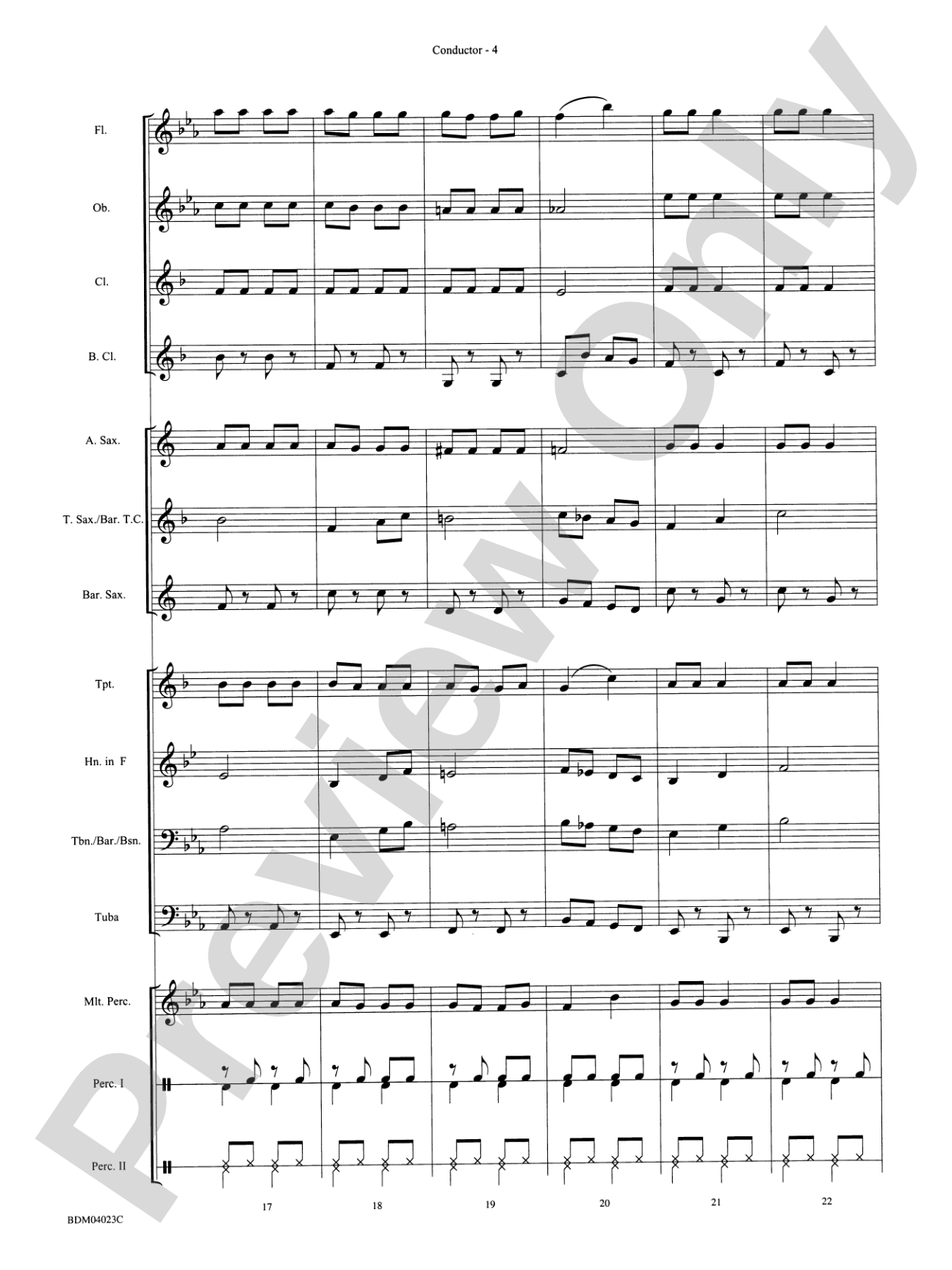 A Christmas Kazoo: Concert Band Conductor Score & Parts
