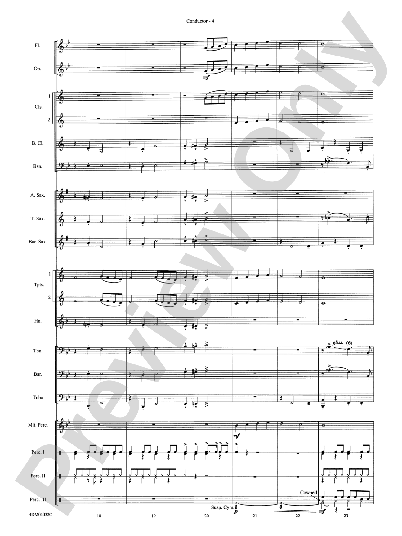 Caribbean Christmas: Concert Band Conductor Score & Parts