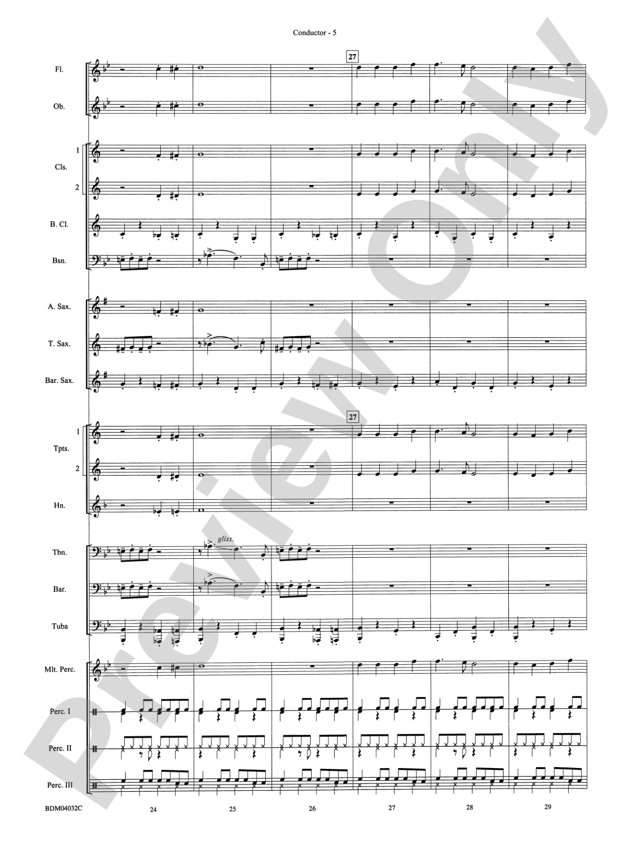 Caribbean Christmas: Concert Band Conductor Score & Parts