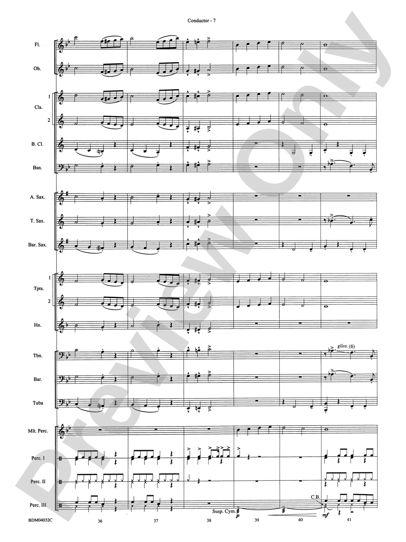 Caribbean Christmas: Concert Band Conductor Score & Parts