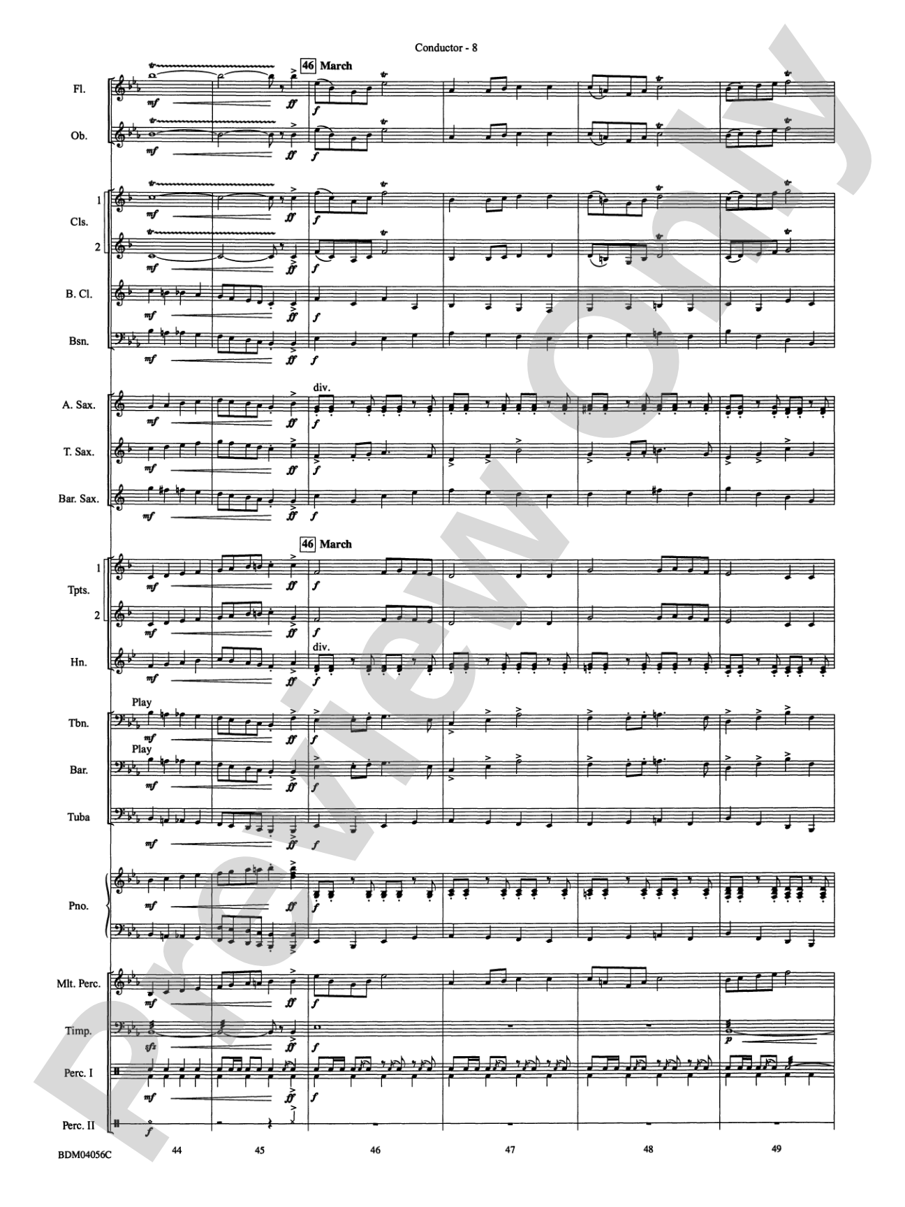And to All a Good Night (A Holiday Encore for Band): Concert Band Conductor Score & Parts