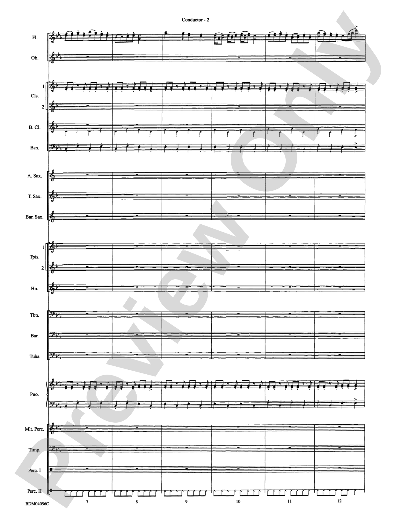 And to All a Good Night (A Holiday Encore for Band): Concert Band Conductor Score & Parts