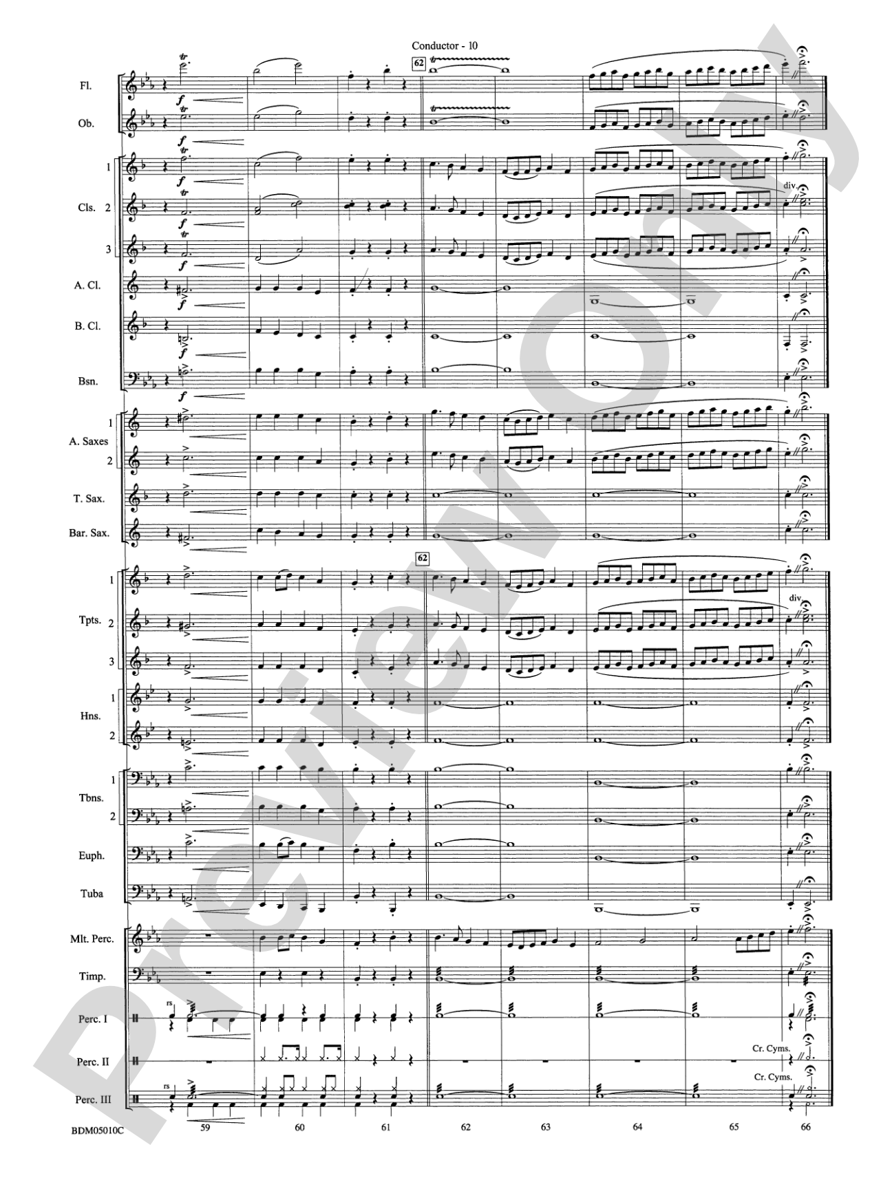 Santa Meets the Big Bands: Concert Band Conductor Score & Parts