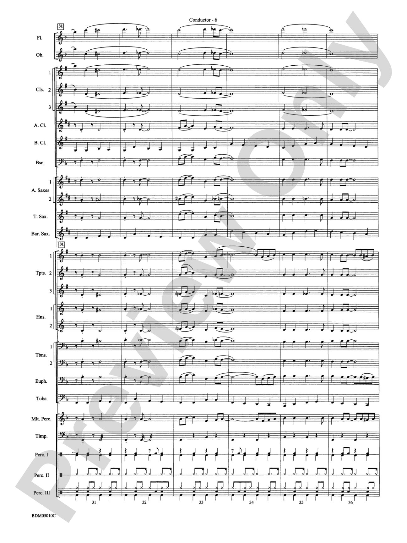 Santa Meets the Big Bands: Concert Band Conductor Score & Parts