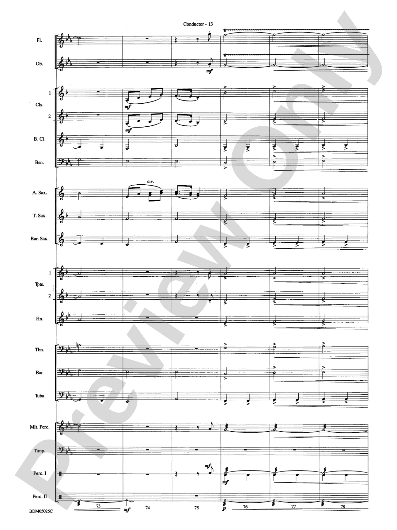 Fanfare for a New Age: Concert Band Conductor Score & Parts