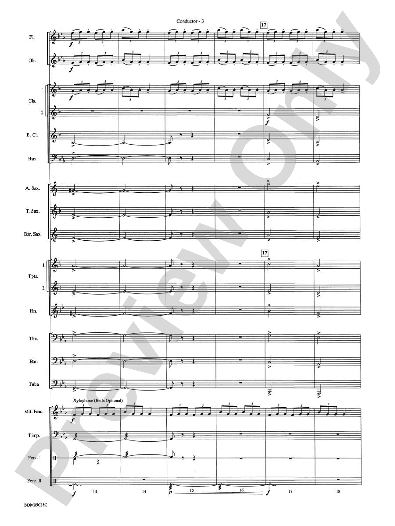 Fanfare for a New Age: Concert Band Conductor Score & Parts