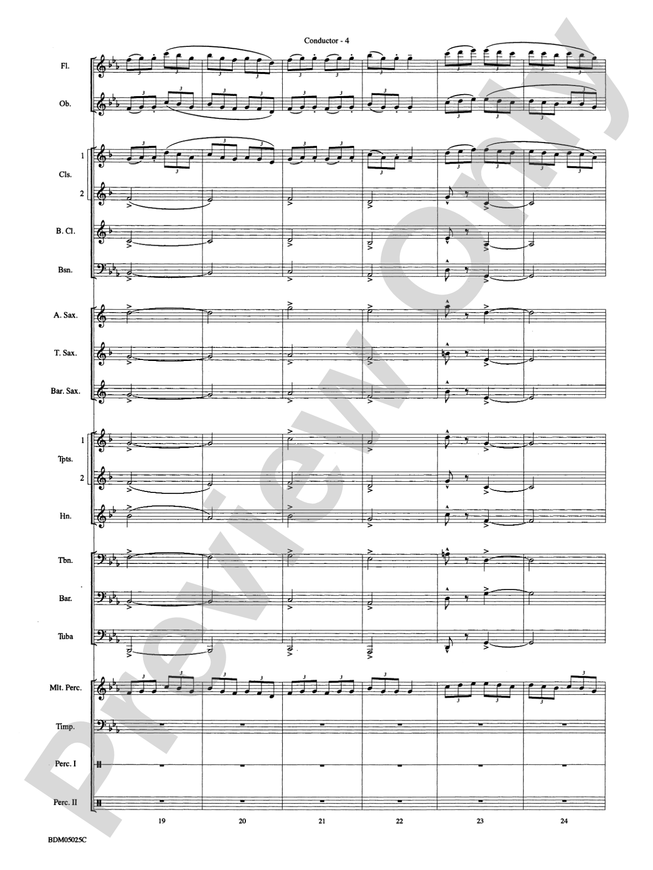 Fanfare for a New Age: Concert Band Conductor Score & Parts