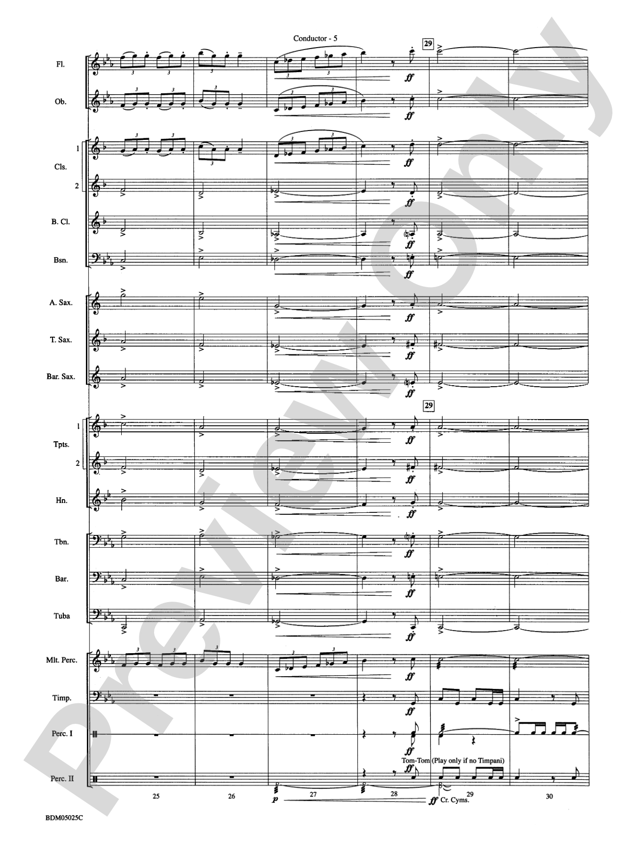 Fanfare for a New Age: Concert Band Conductor Score & Parts