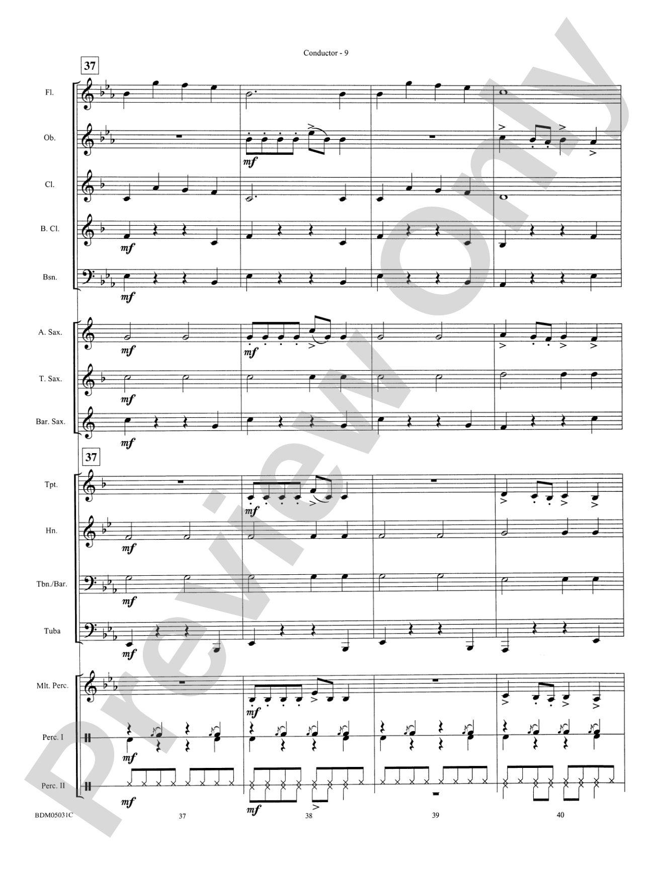 Holiday March (A Concert March for the Holiday Season): Concert Band Conductor Score & Parts