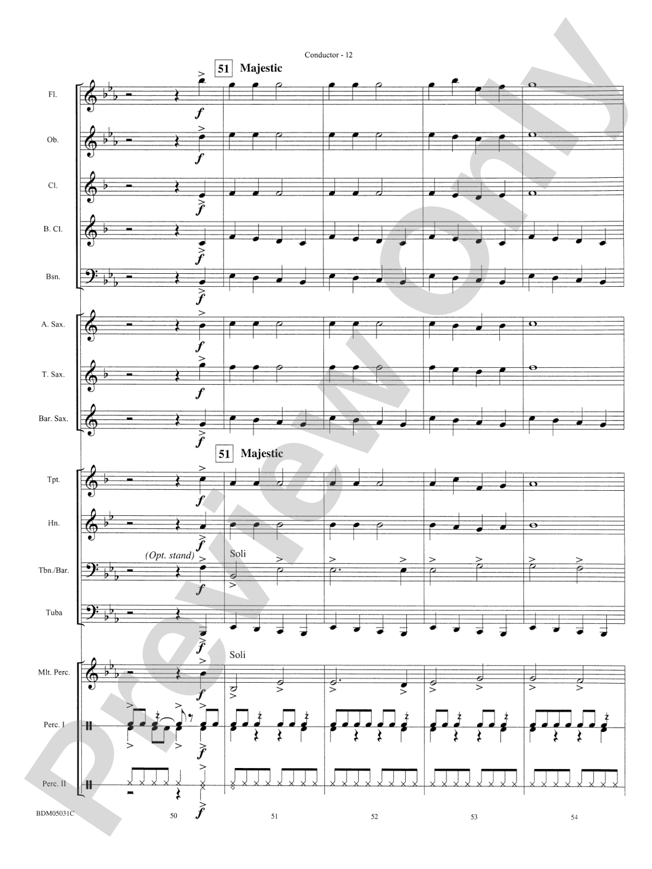 Holiday March (A Concert March for the Holiday Season): Concert Band Conductor Score & Parts