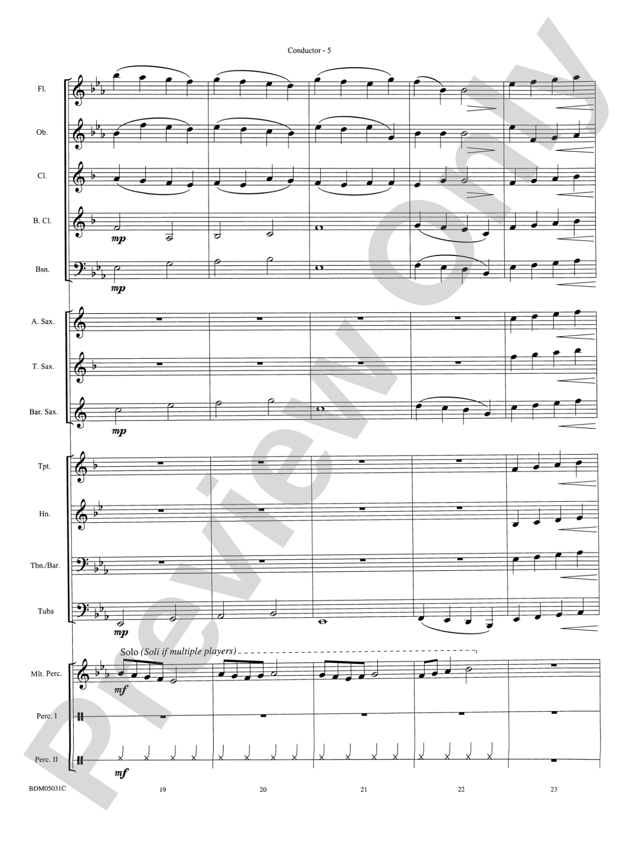 Holiday March (A Concert March for the Holiday Season): Concert Band Conductor Score & Parts