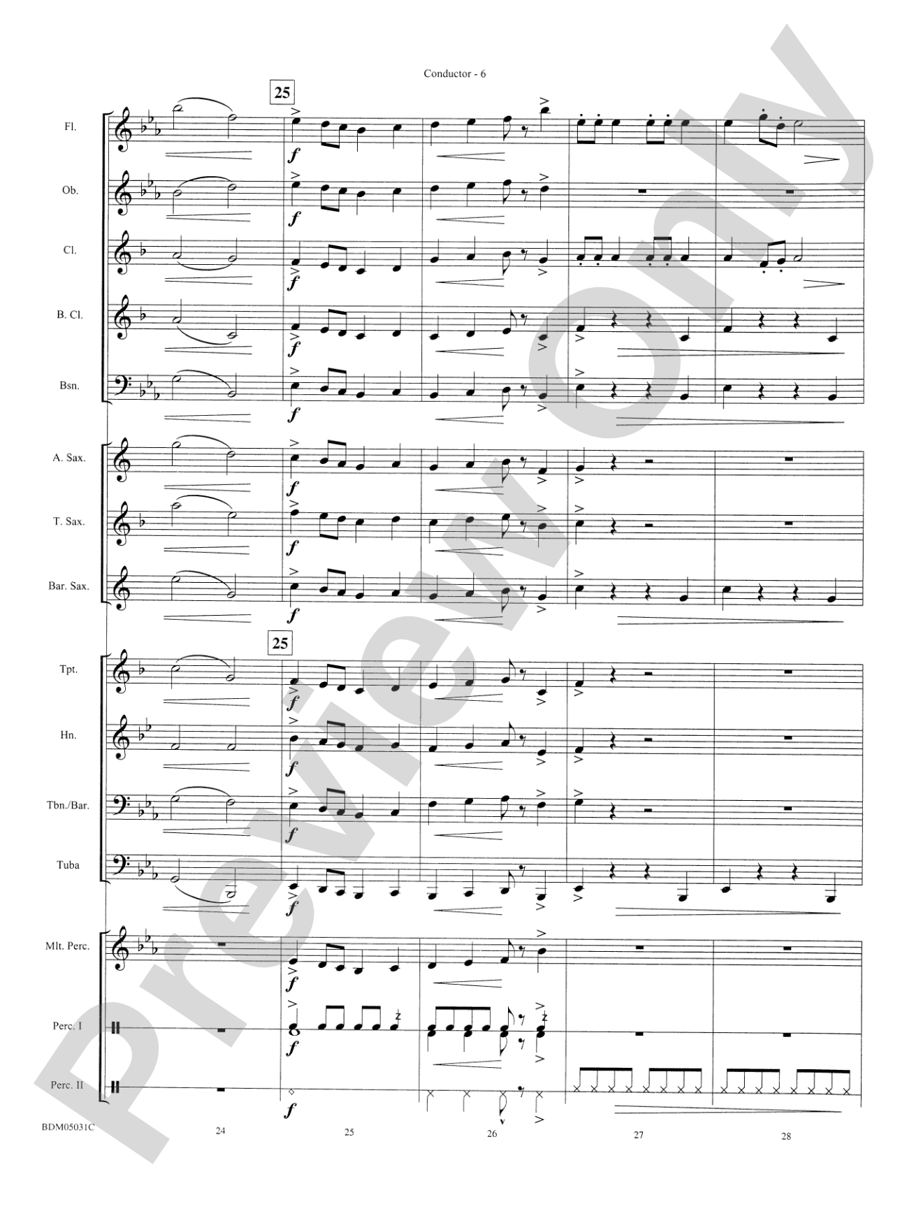 Holiday March (A Concert March for the Holiday Season): Concert Band Conductor Score & Parts