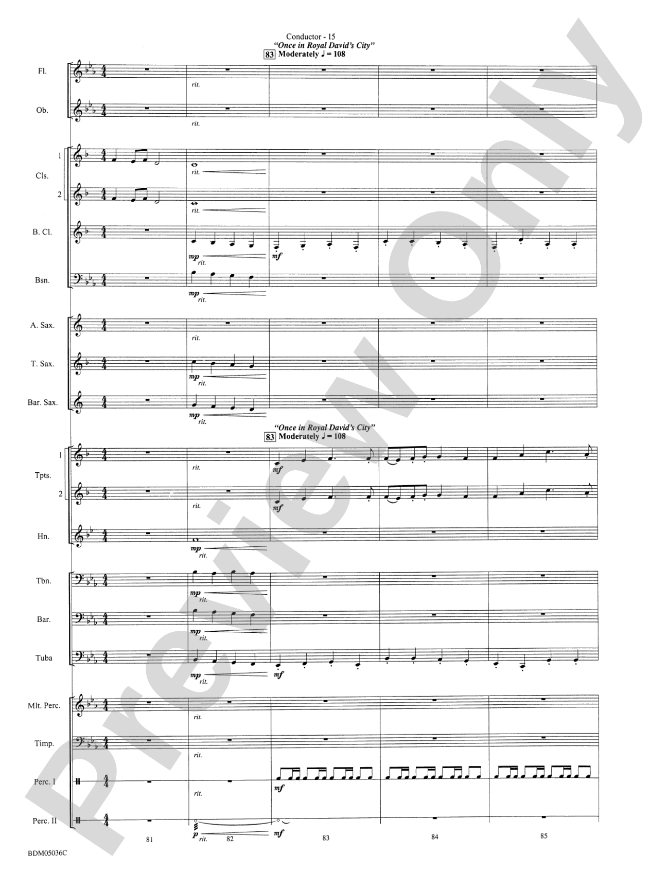 A Carol Celebration: Score