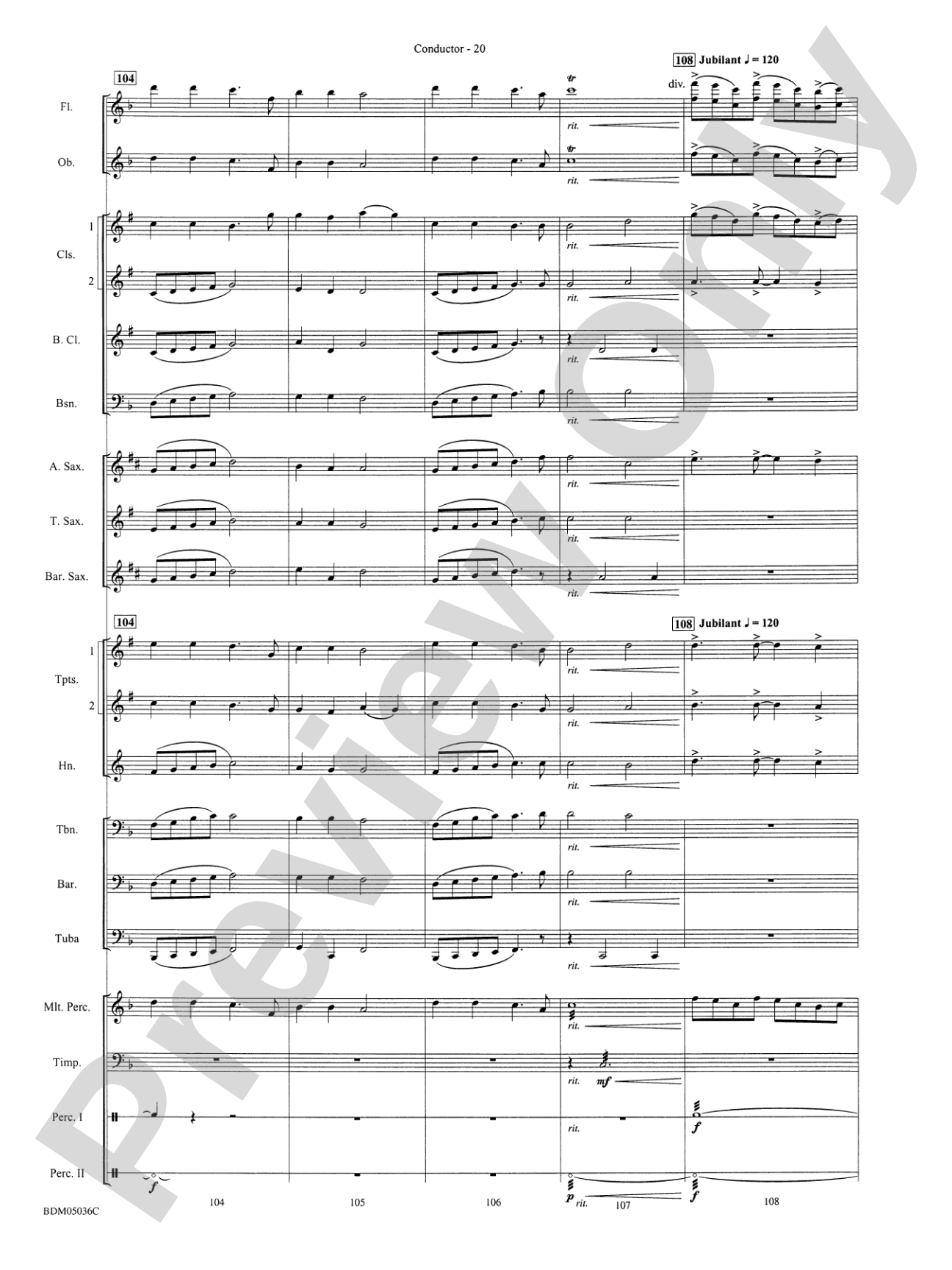 A Carol Celebration: Score