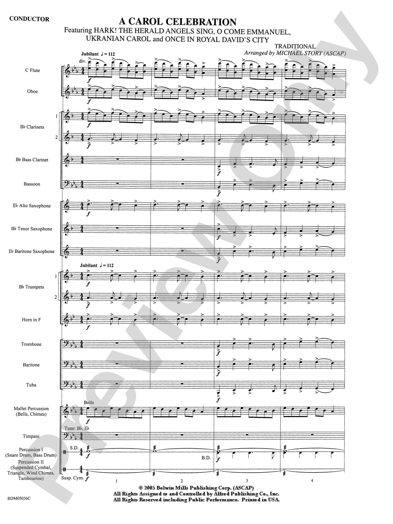 A Carol Celebration: Score