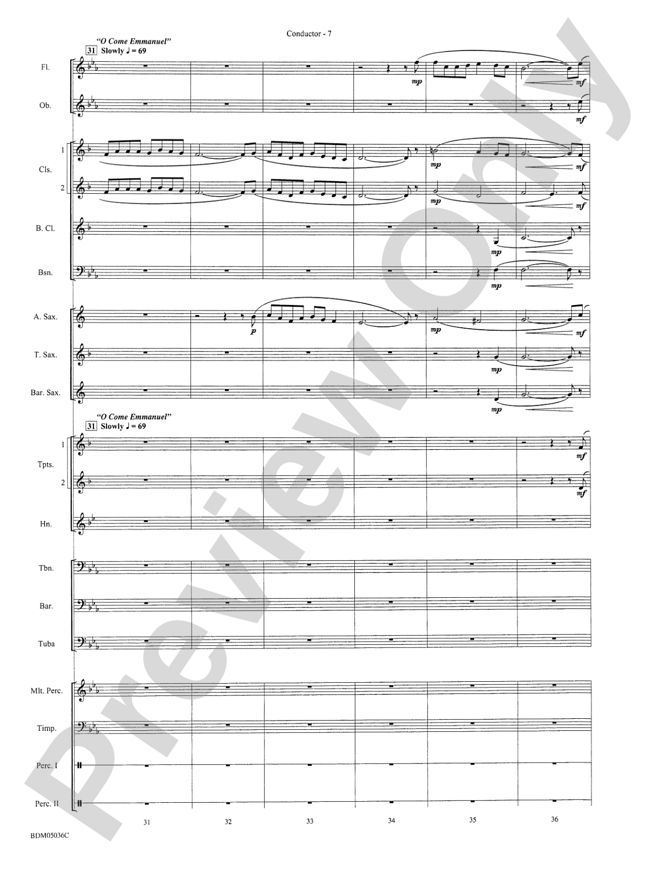 A Carol Celebration: Score