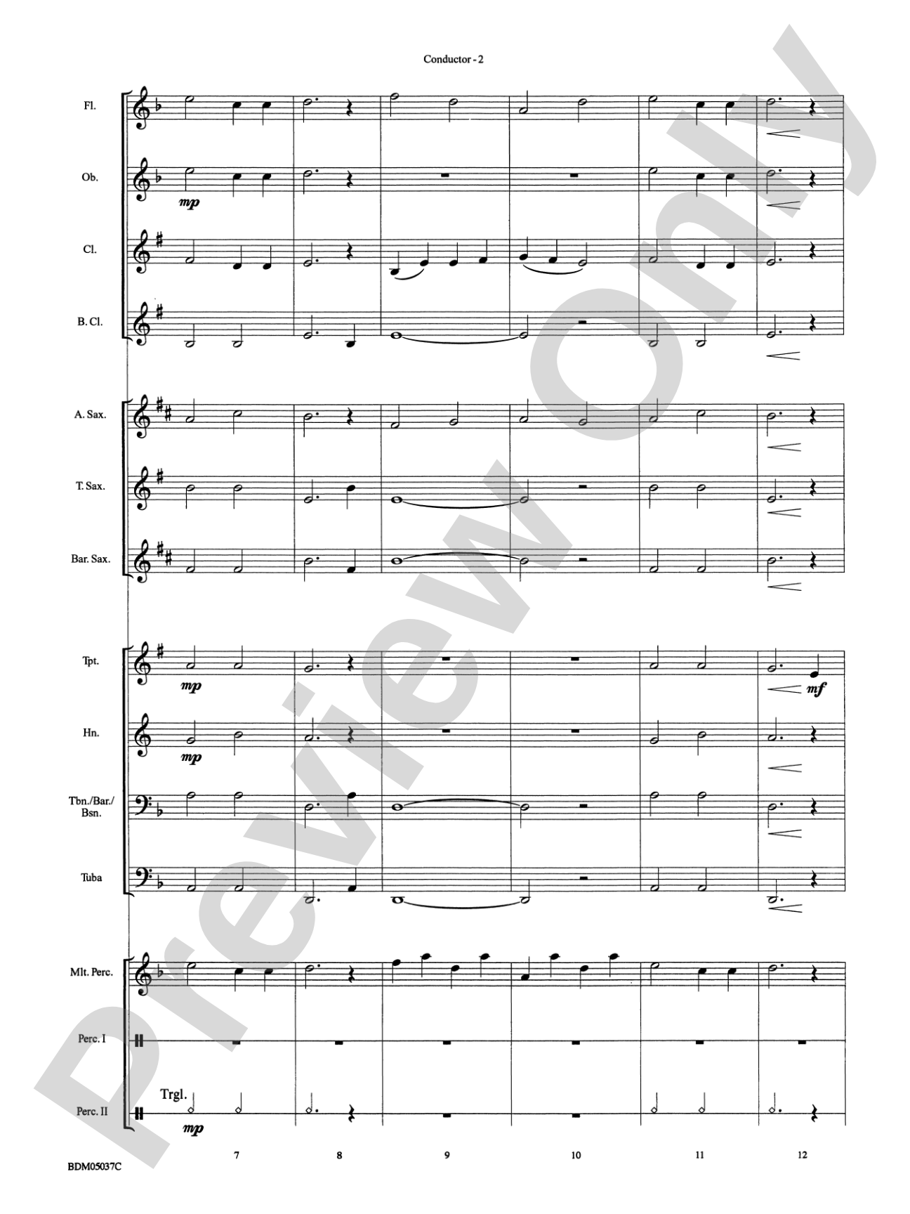Two Appalachian Songs (I. "Once I Had a Sweetheart," II. "Cindy"): Concert Band Conductor Score & Parts
