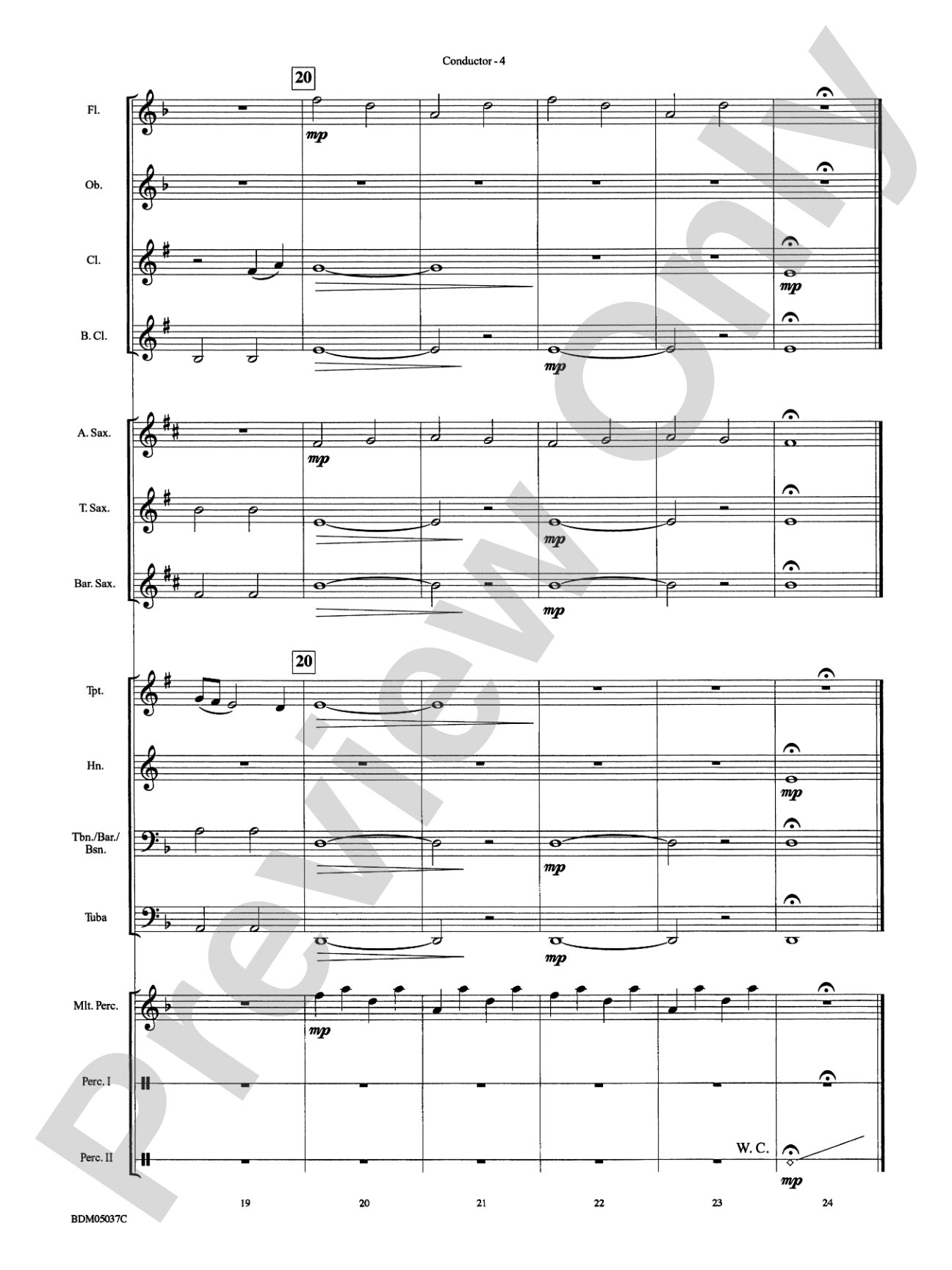 Two Appalachian Songs (I. "Once I Had a Sweetheart," II. "Cindy"): Concert Band Conductor Score & Parts