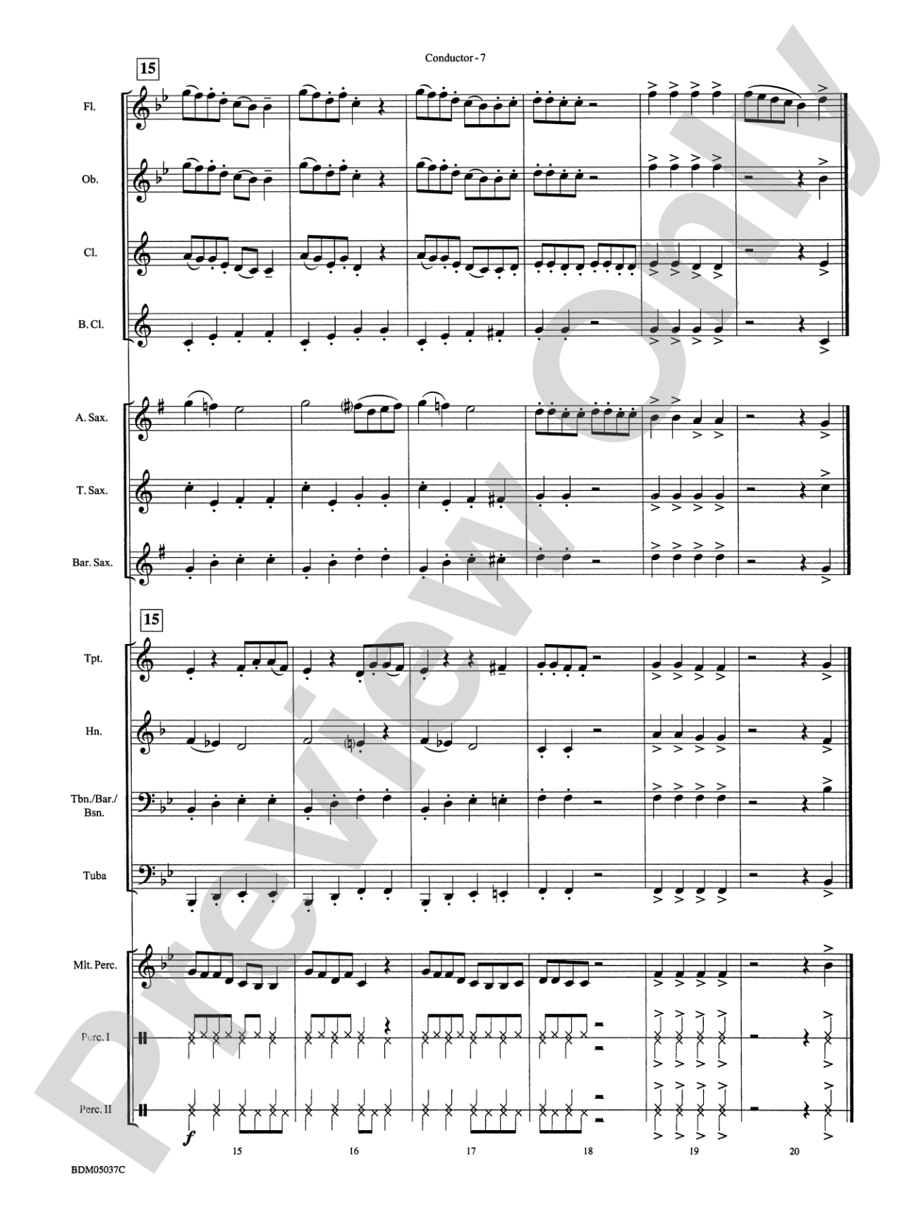 Two Appalachian Songs (I. "Once I Had a Sweetheart," II. "Cindy"): Concert Band Conductor Score & Parts