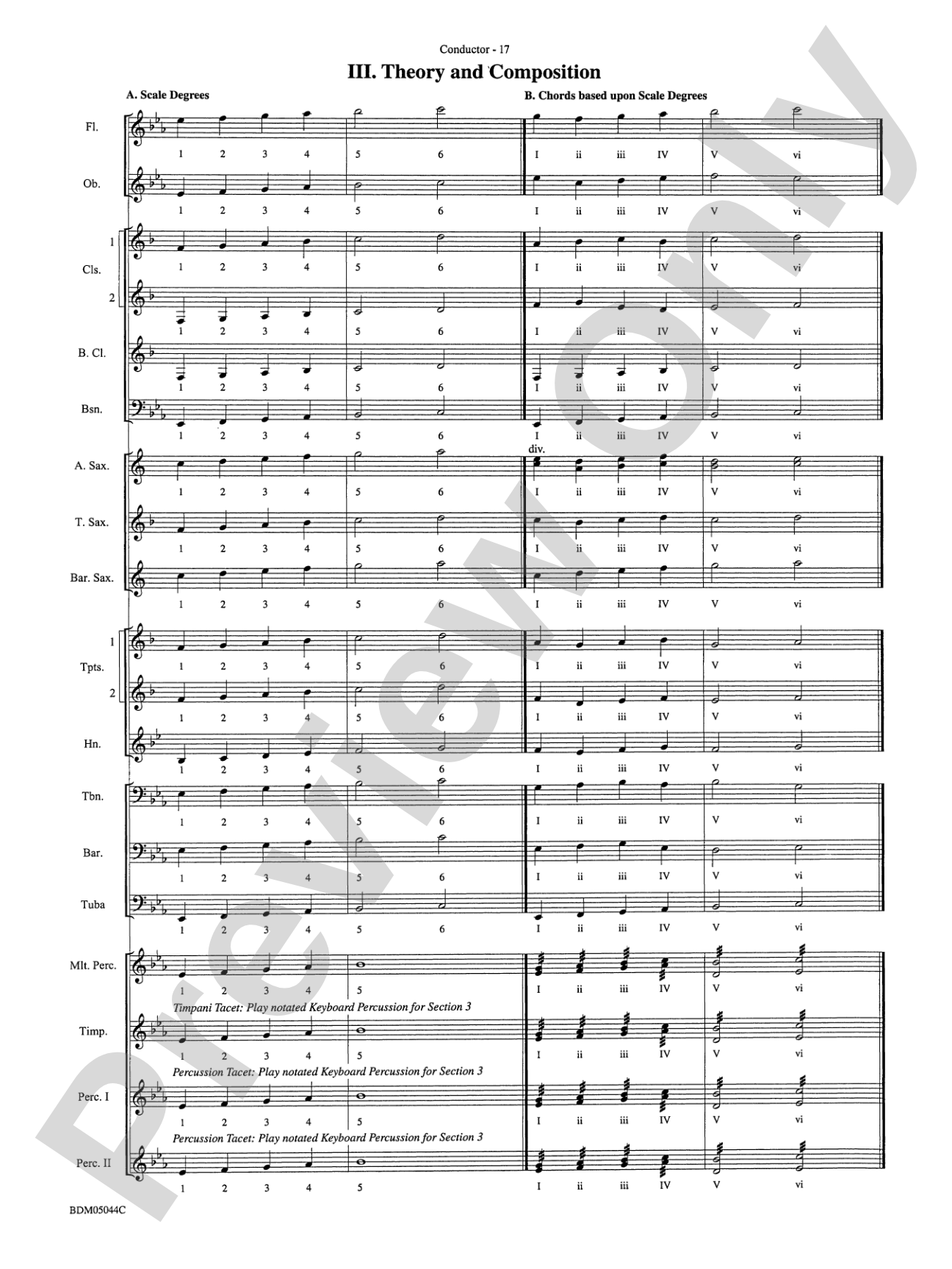 Developing Band Clinic (A Warm-Up and Fundamental Sequence for Concert Band): Concert Band Conductor Score & Parts
