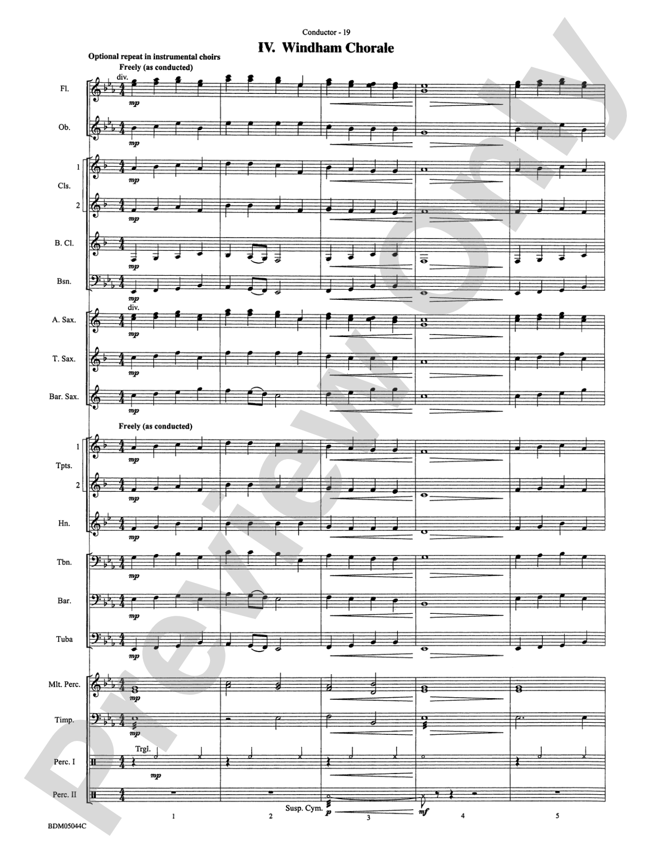 Developing Band Clinic (A Warm-Up and Fundamental Sequence for Concert Band): Concert Band Conductor Score & Parts