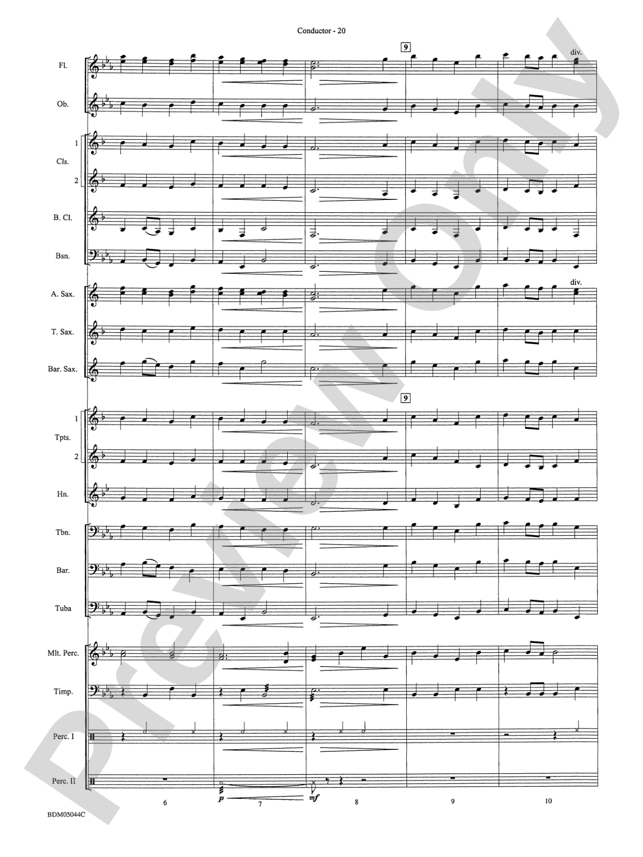 Developing Band Clinic (A Warm-Up and Fundamental Sequence for Concert Band): Concert Band Conductor Score & Parts