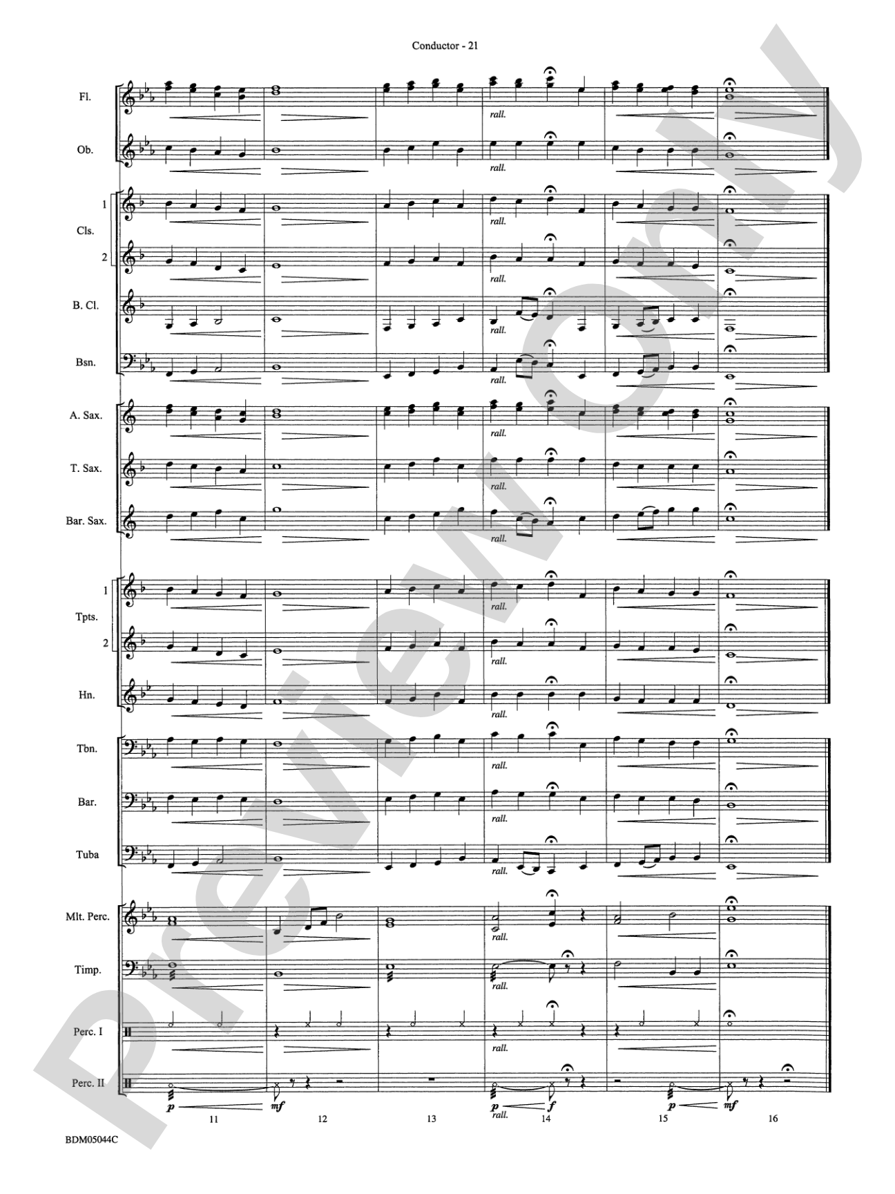 Developing Band Clinic (A Warm-Up and Fundamental Sequence for Concert Band): Concert Band Conductor Score & Parts