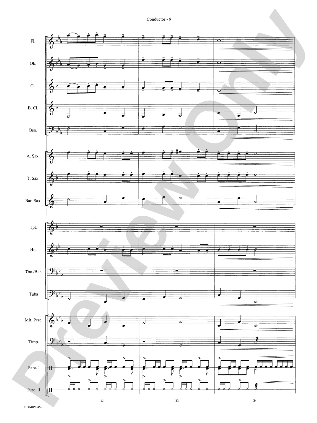 ÜskÜdar: Concert Band Conductor Score & Parts