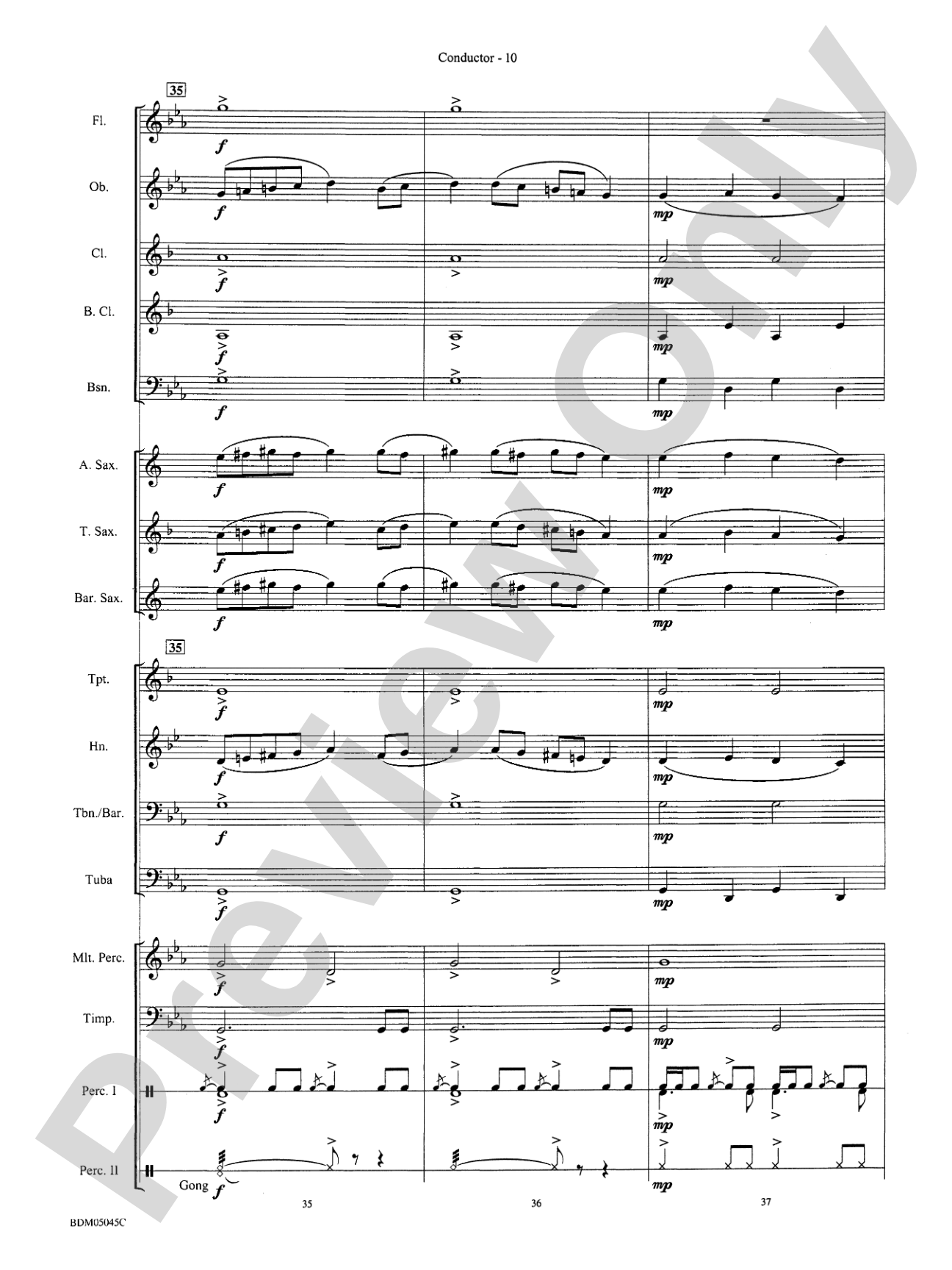 ÜskÜdar: Concert Band Conductor Score & Parts