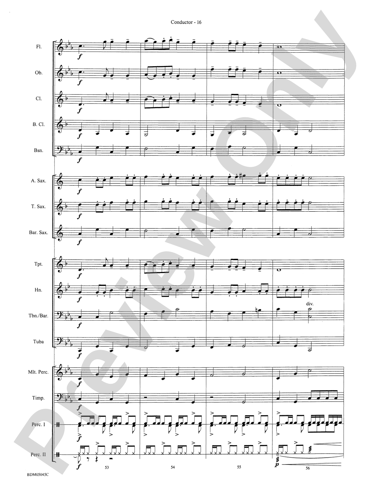 ÜskÜdar: Concert Band Conductor Score & Parts