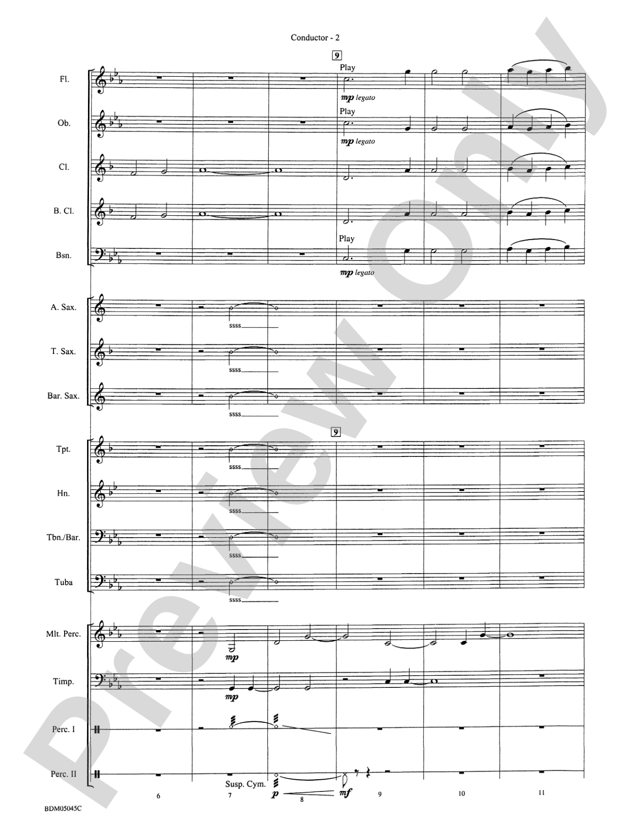 ÜskÜdar: Concert Band Conductor Score & Parts
