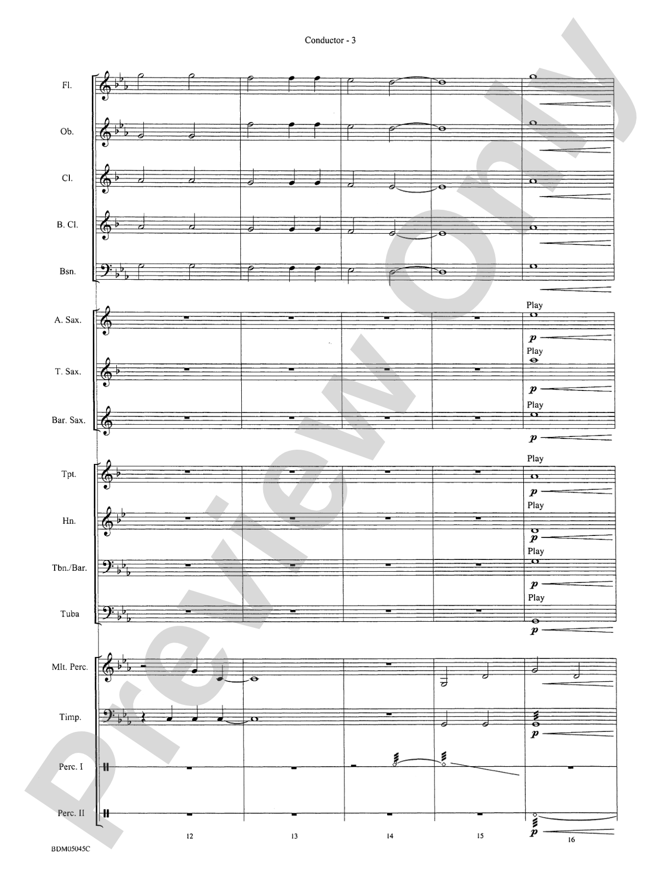 ÜskÜdar: Concert Band Conductor Score & Parts