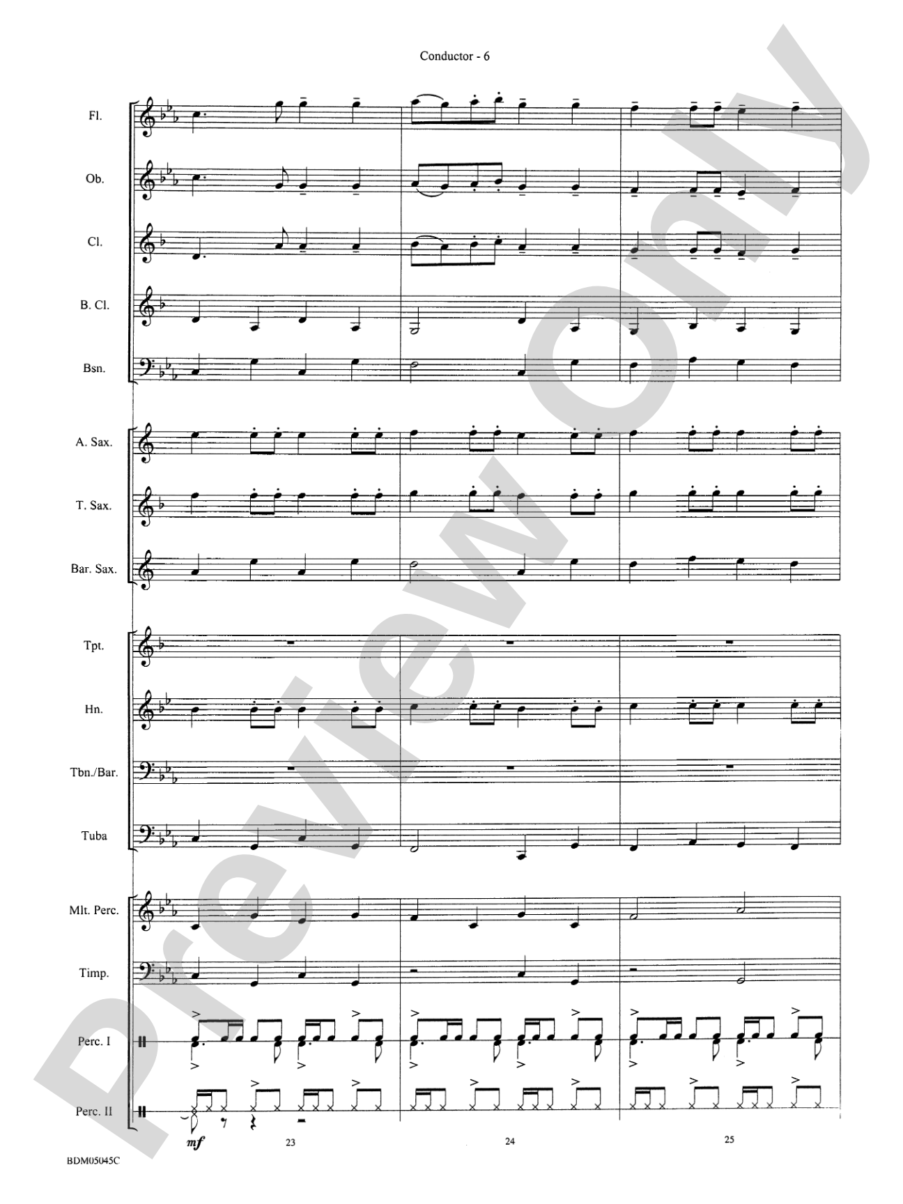 ÜskÜdar: Concert Band Conductor Score & Parts