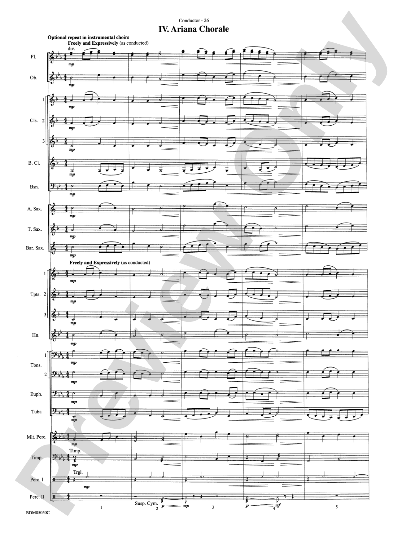 Concert Band Clinic (A Warm-Up and Fundamental Sequence for Concert Band): Score