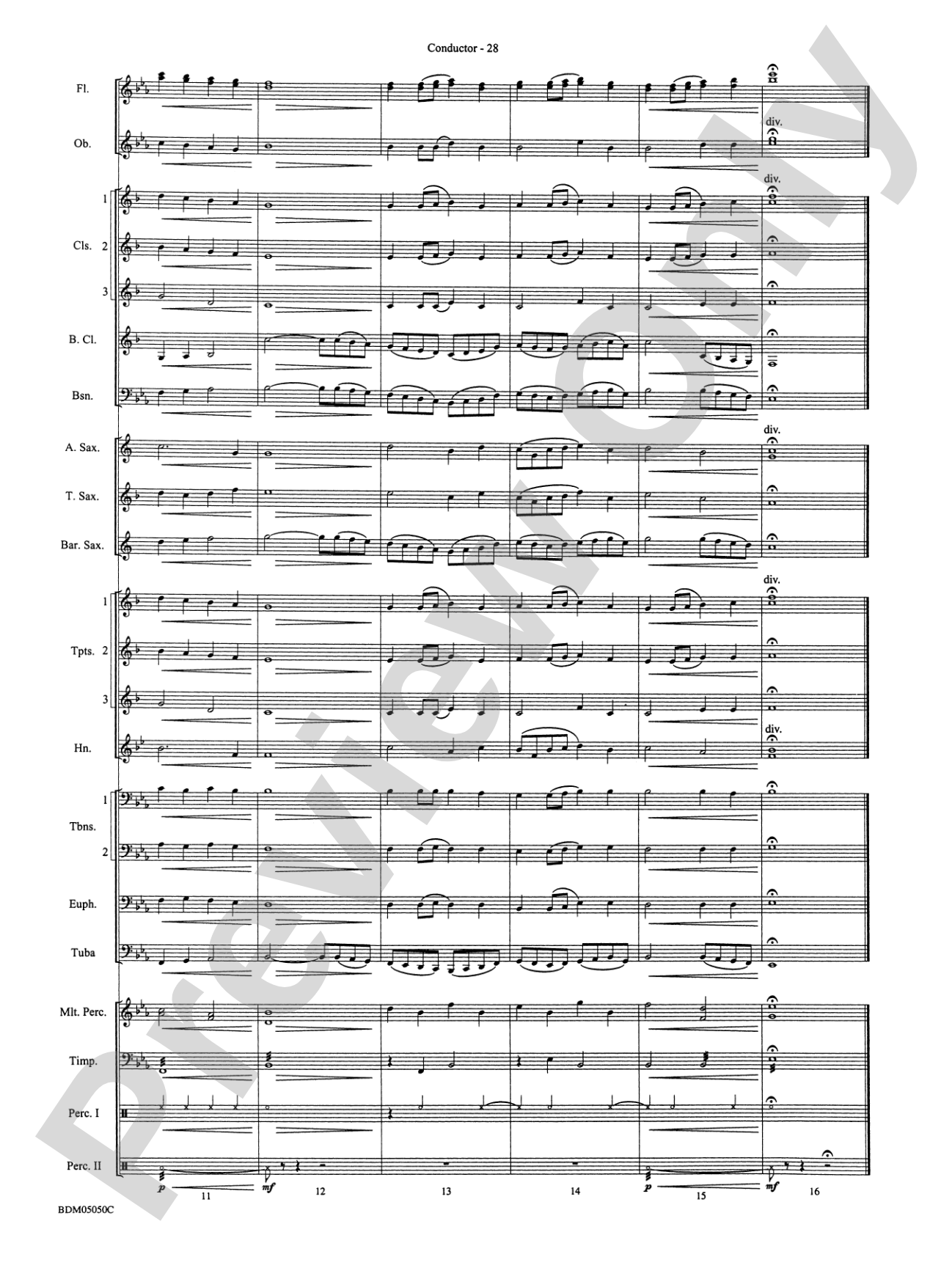 Concert Band Clinic (A Warm-Up and Fundamental Sequence for Concert Band): Score