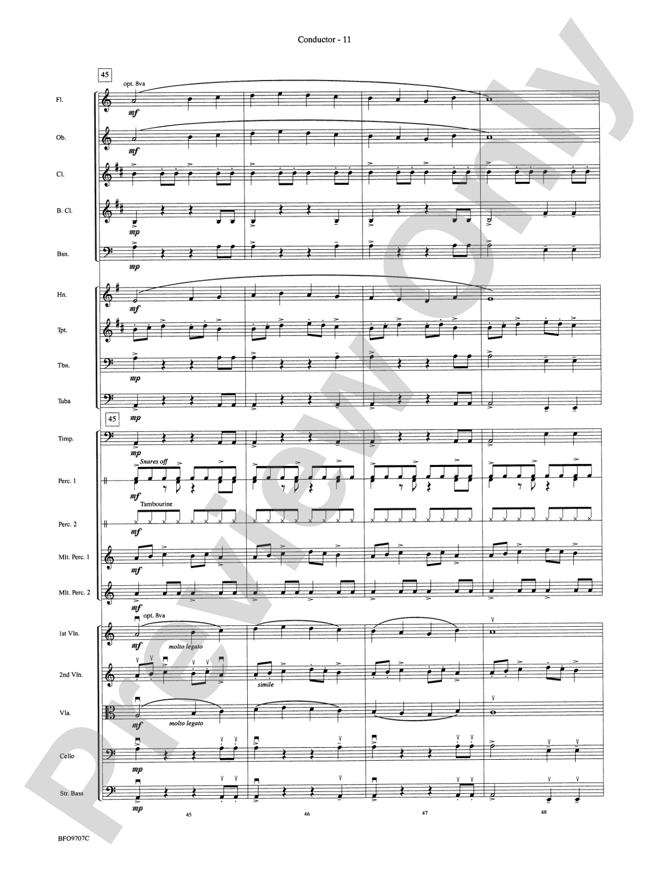 The Tempest: Full Orchestra Conductor Score & Parts