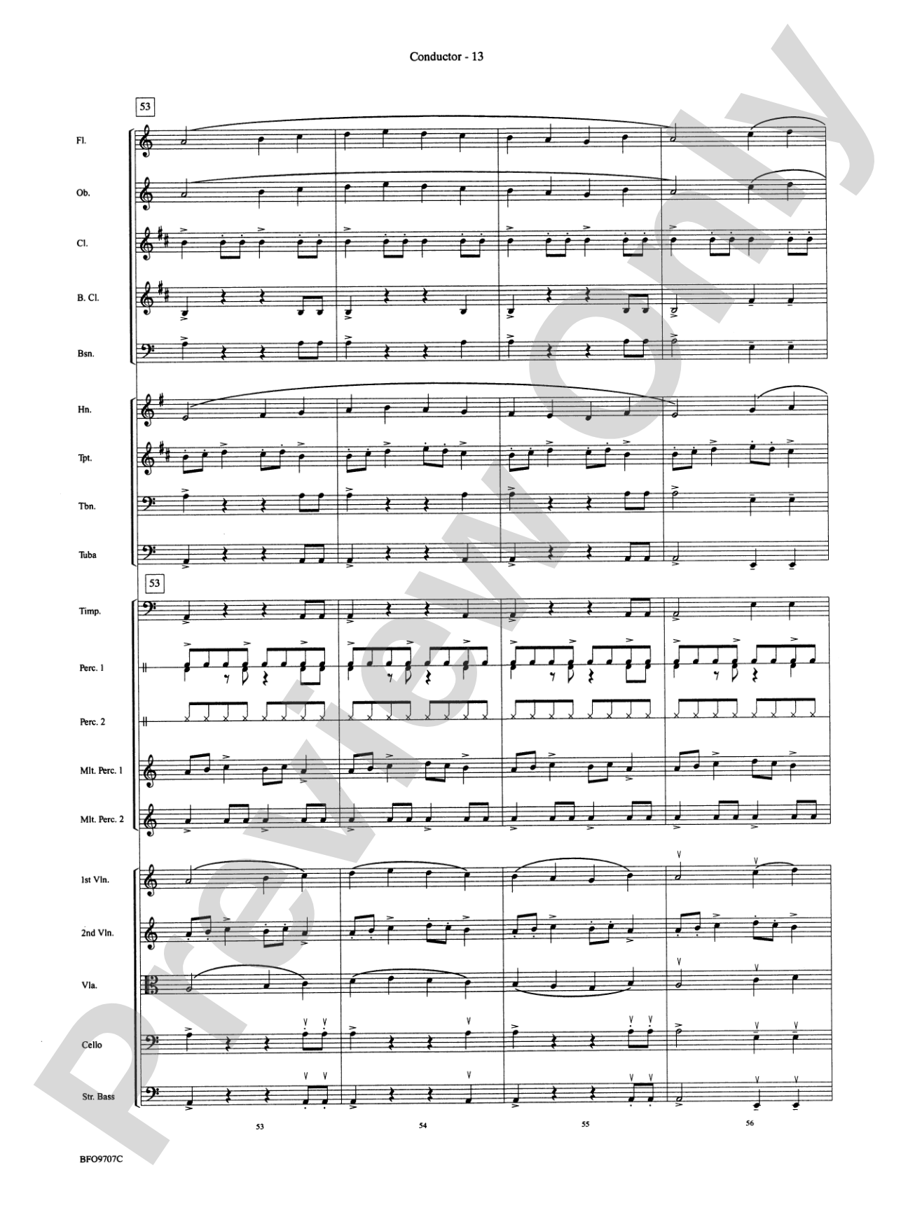 The Tempest: Full Orchestra Conductor Score & Parts