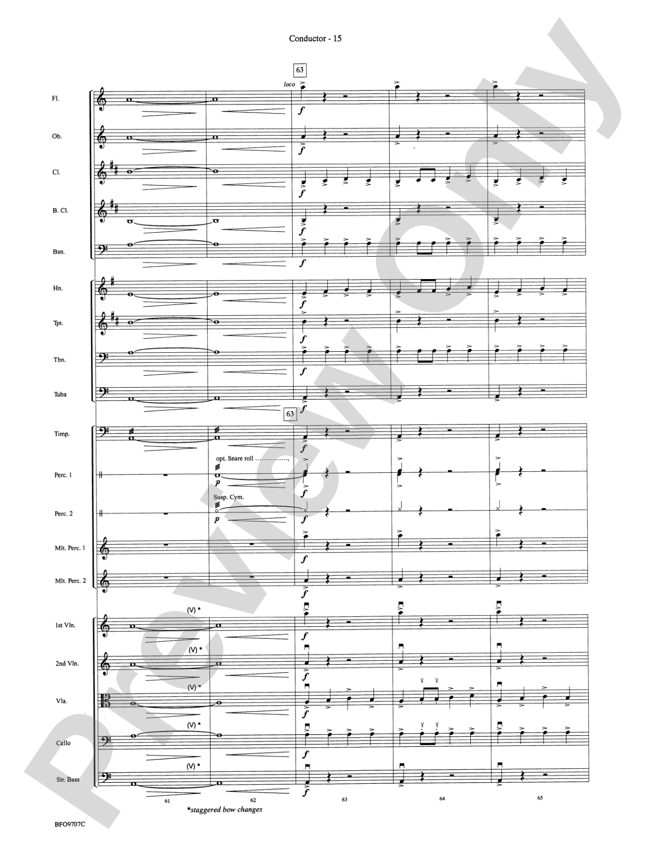 The Tempest: Full Orchestra Conductor Score & Parts