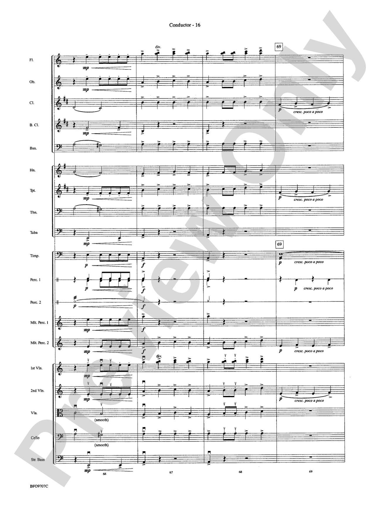 The Tempest: Full Orchestra Conductor Score & Parts