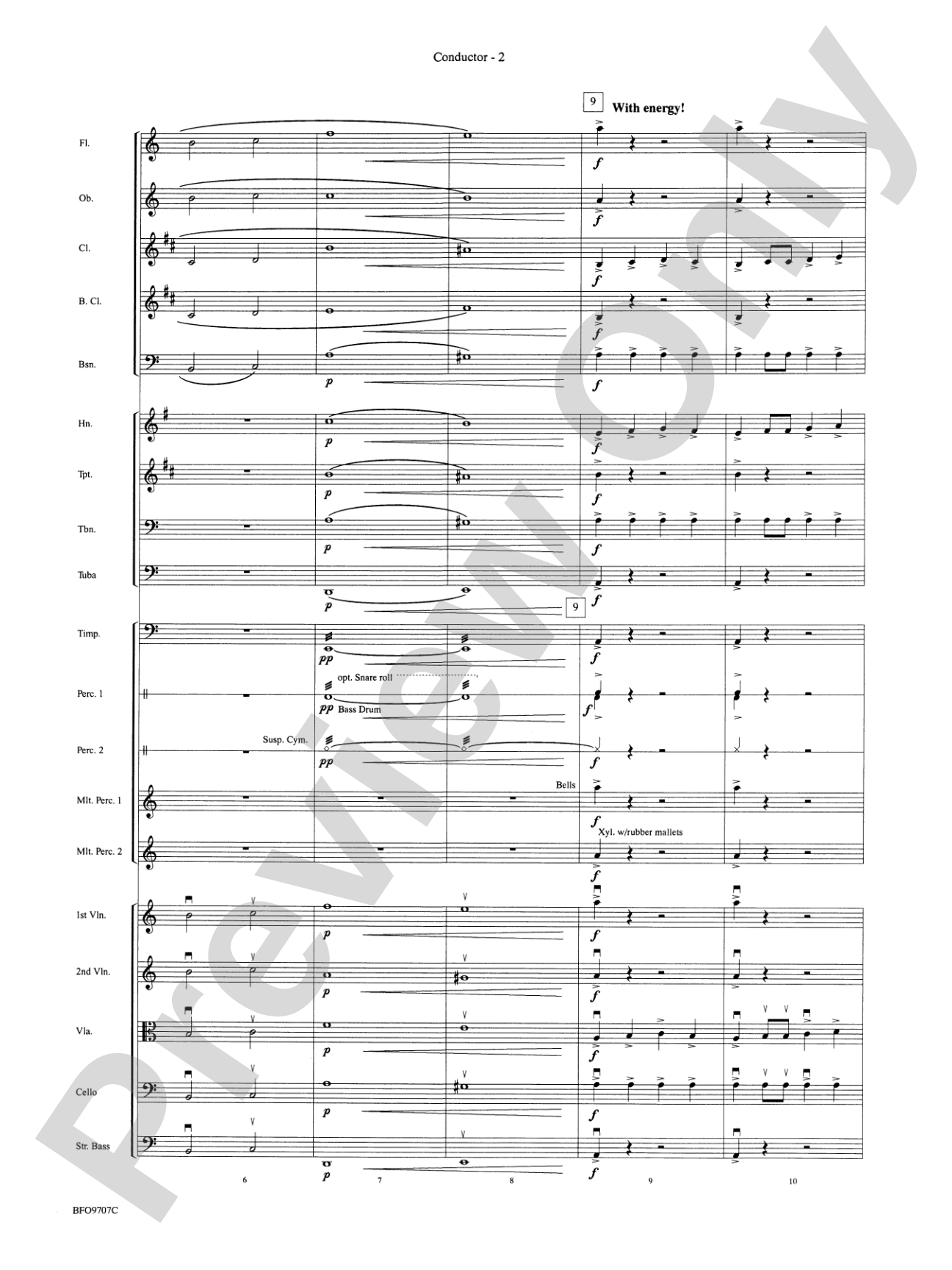 The Tempest: Full Orchestra Conductor Score & Parts