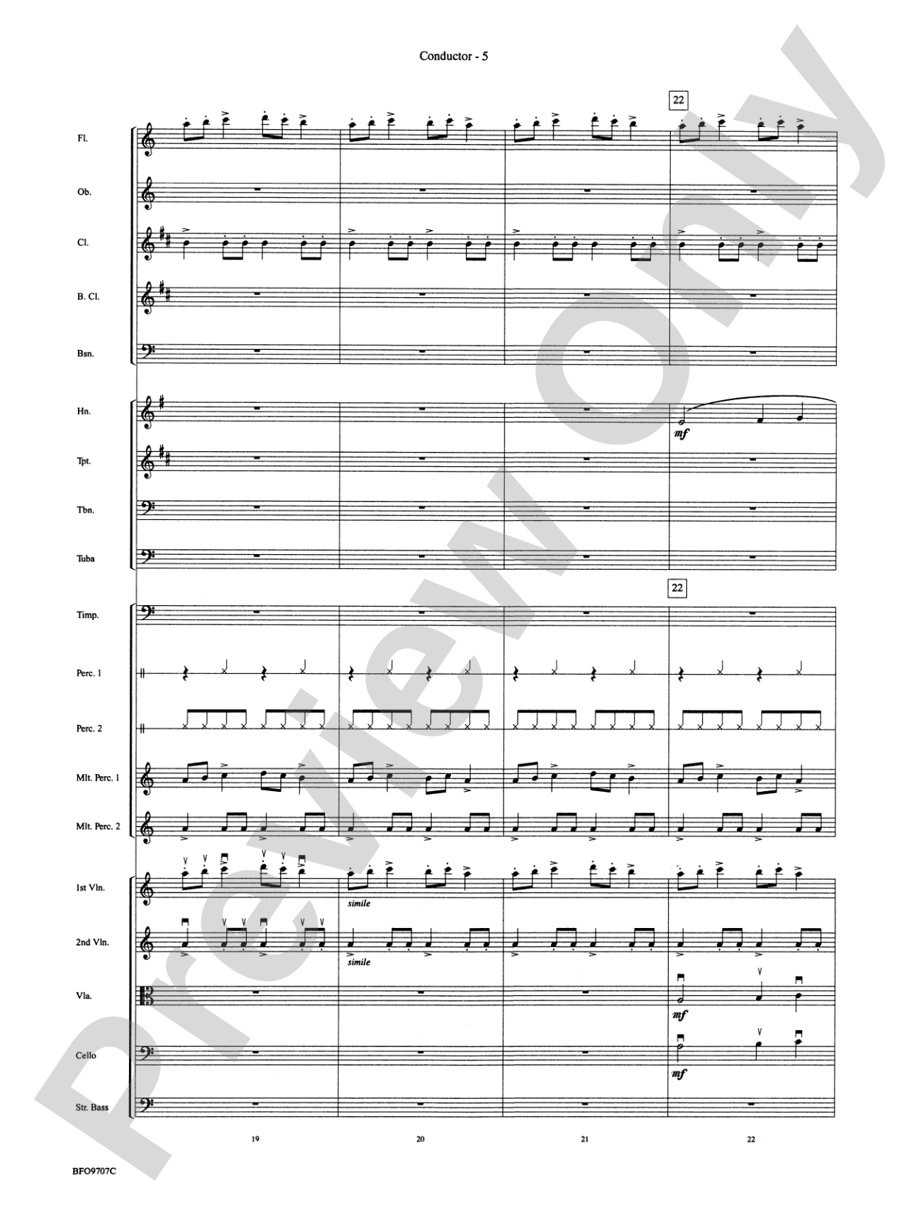 The Tempest: Full Orchestra Conductor Score & Parts