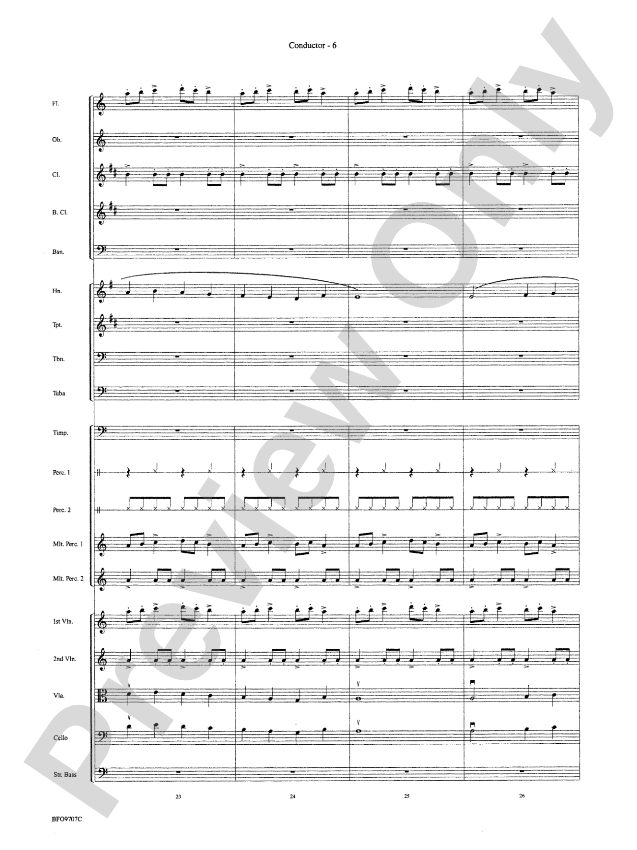 The Tempest: Full Orchestra Conductor Score & Parts