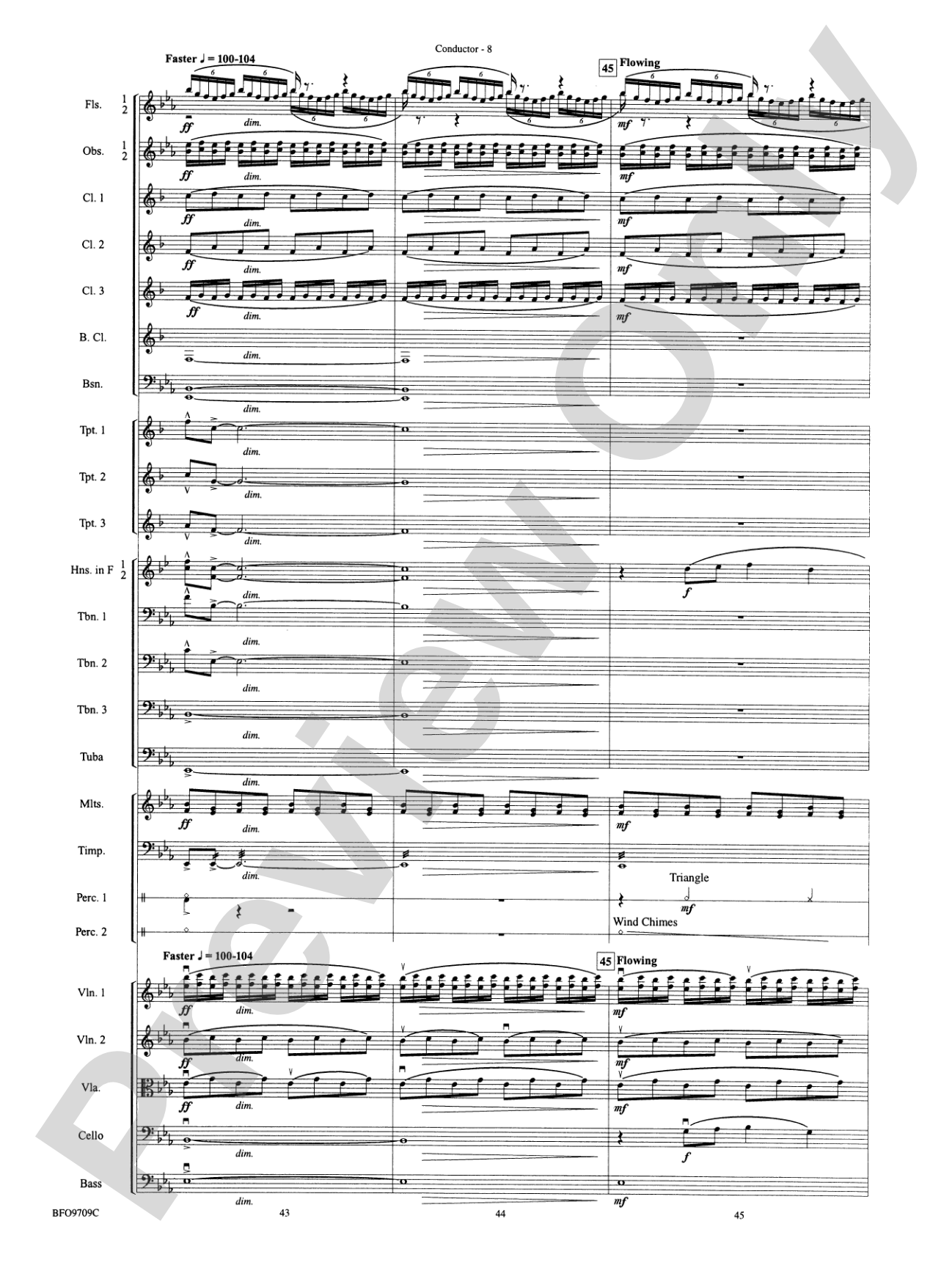 In the Bleak Midwinter: Full Orchestra Conductor Score & Parts