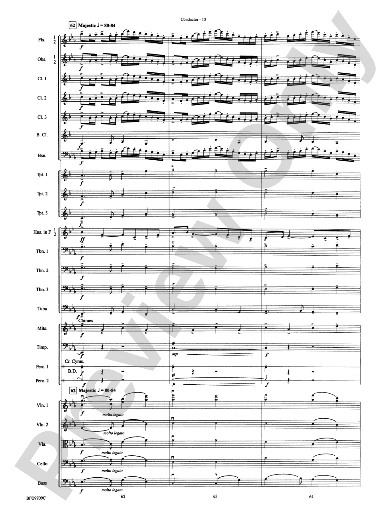 In the Bleak Midwinter: Full Orchestra Conductor Score & Parts