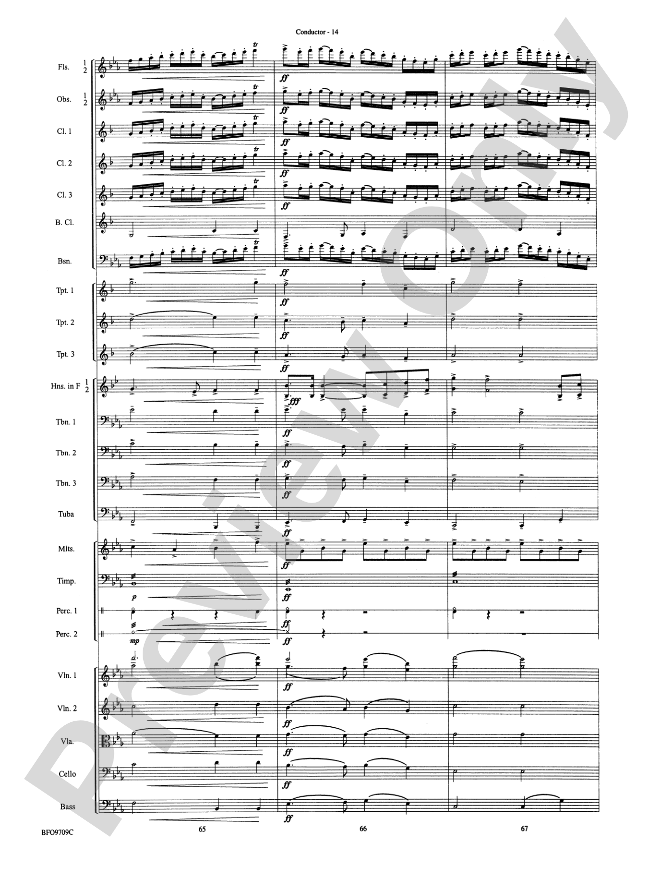 In the Bleak Midwinter: Full Orchestra Conductor Score & Parts