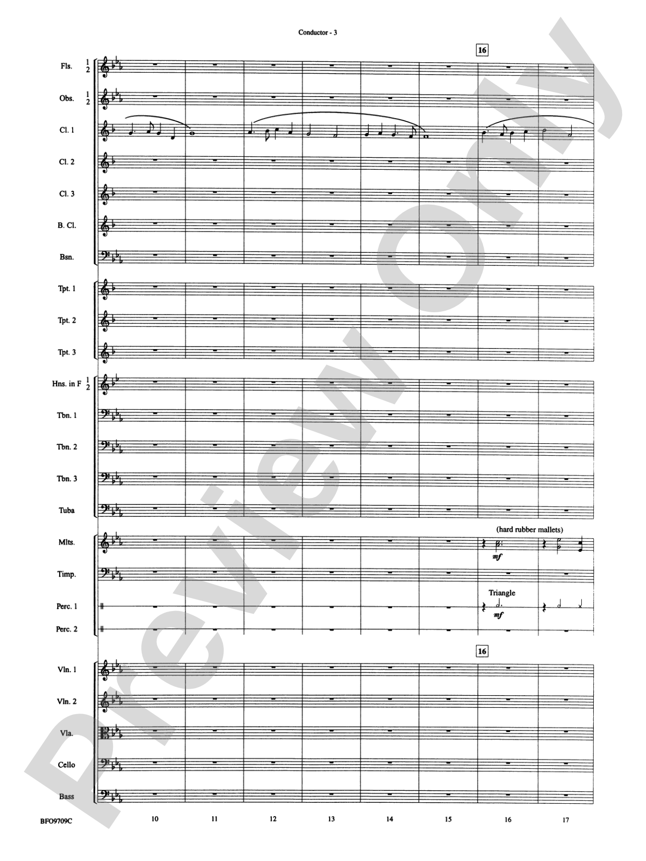 In the Bleak Midwinter: Full Orchestra Conductor Score & Parts