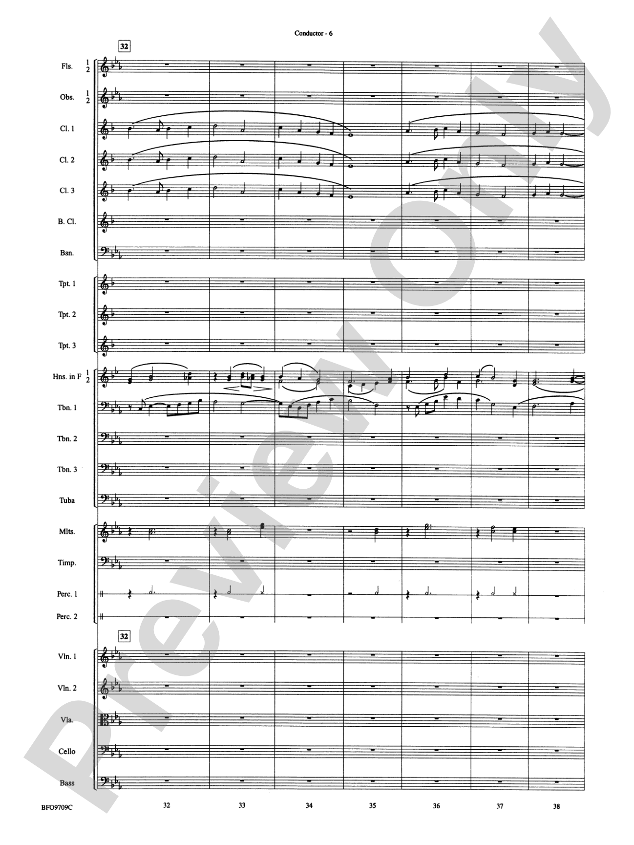 In the Bleak Midwinter: Full Orchestra Conductor Score & Parts