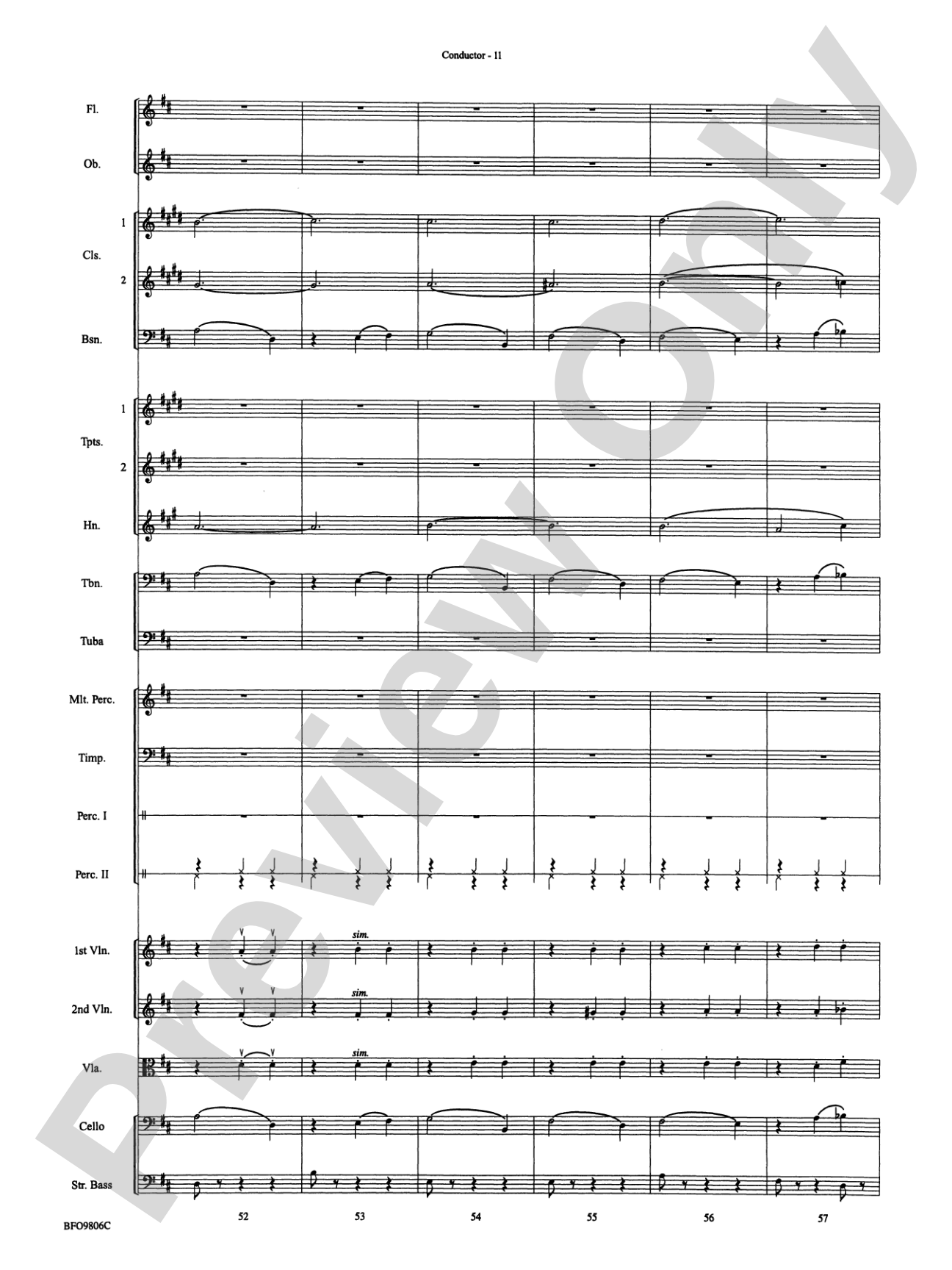Waltz of the Flowers (from The Nutcracker Suite): Full Orchestra Conductor Score & Parts