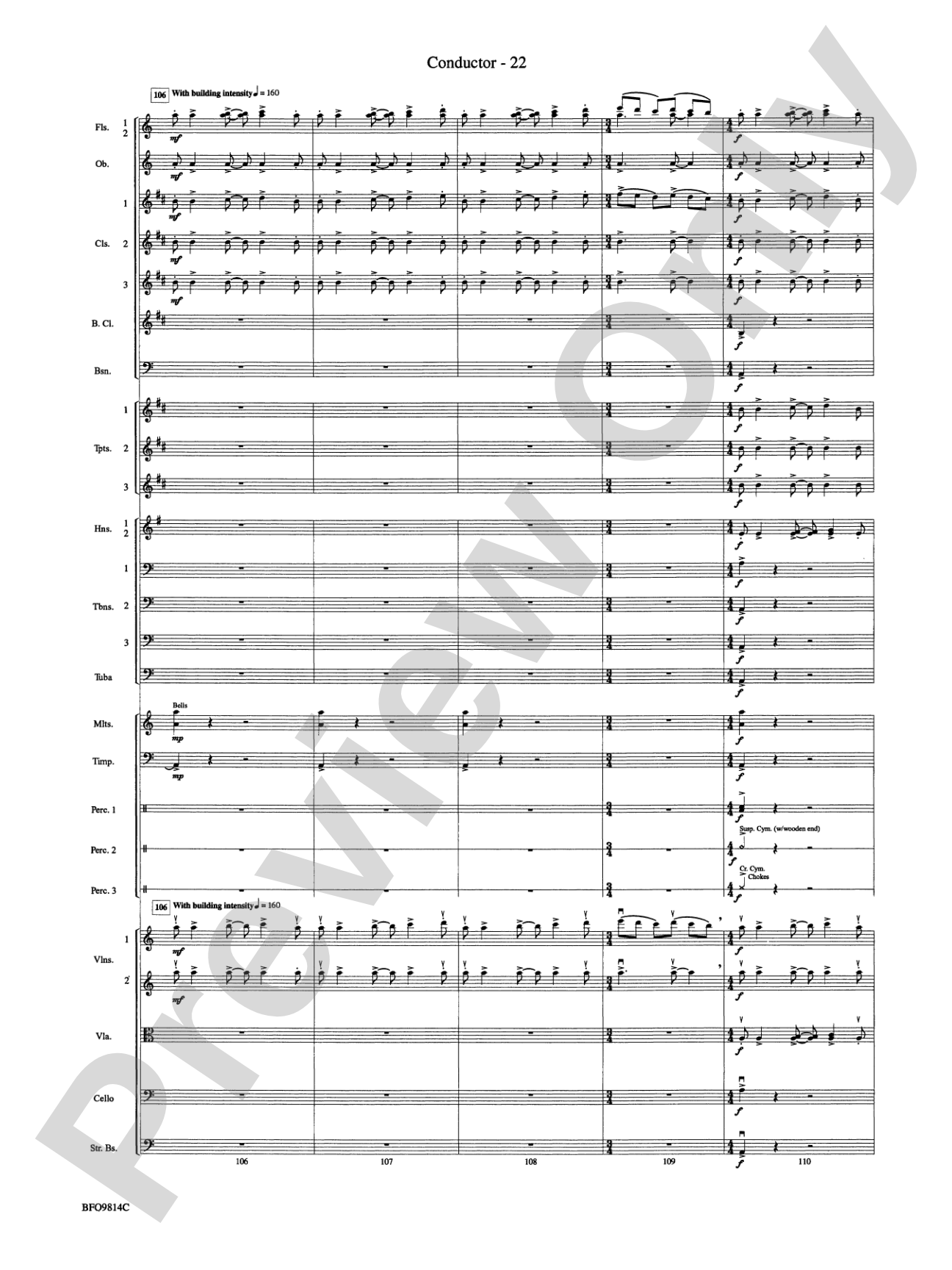 Into the Storm: Full Orchestra Conductor Score & Parts